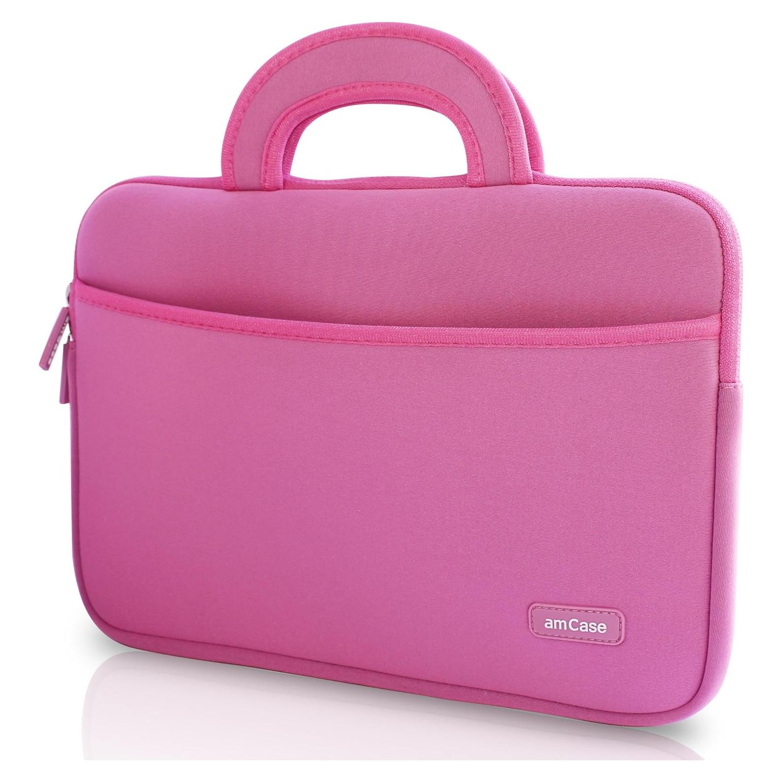 Funda Neopreno amCase 13.3" Rosa para Chromebook y MacBook