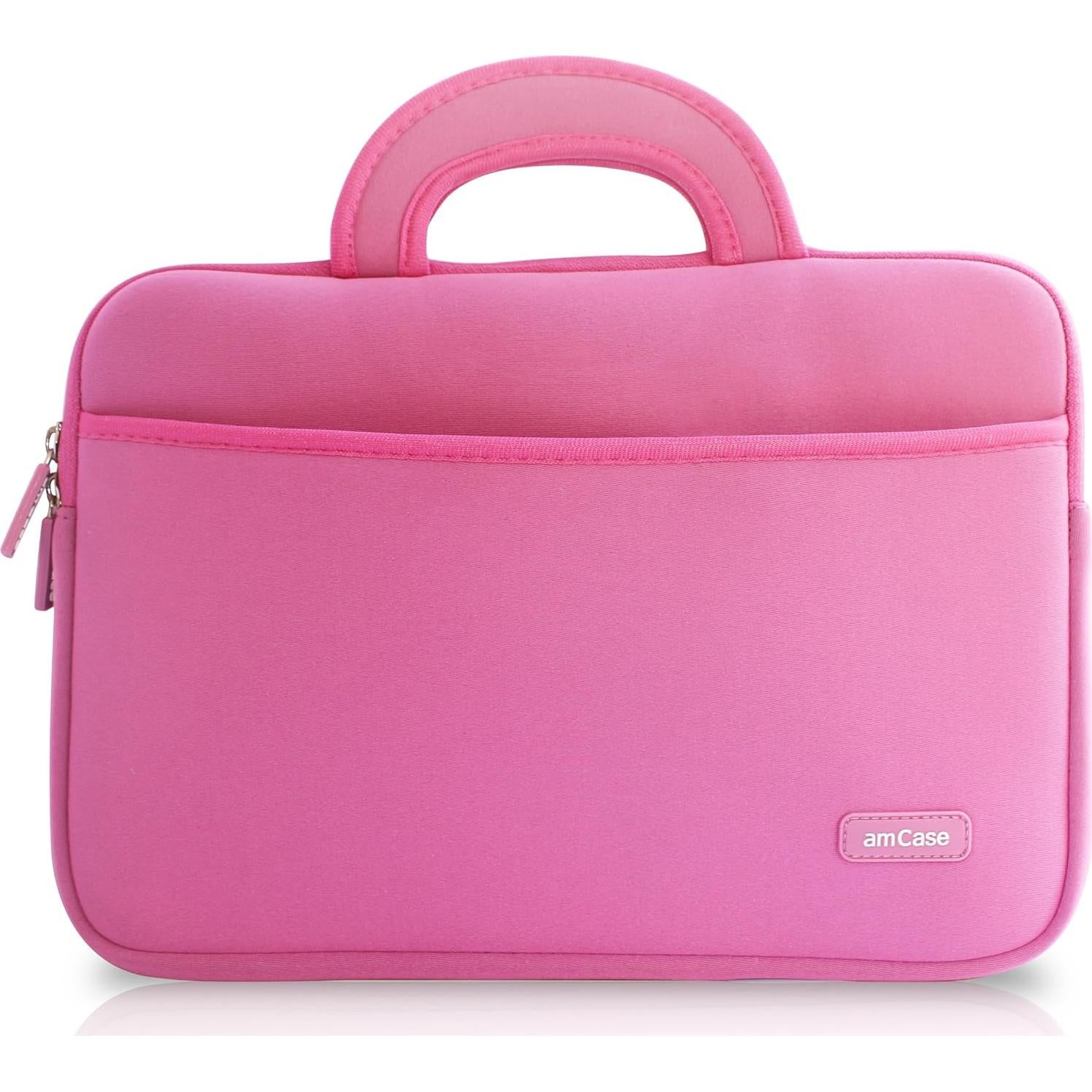 Funda Neopreno amCase 13.3" Rosa para Chromebook y MacBook