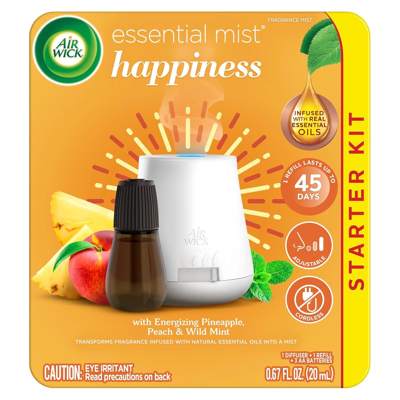 Difusor Air Wick Essential Mist + Recarga Alegría 19.84 ml