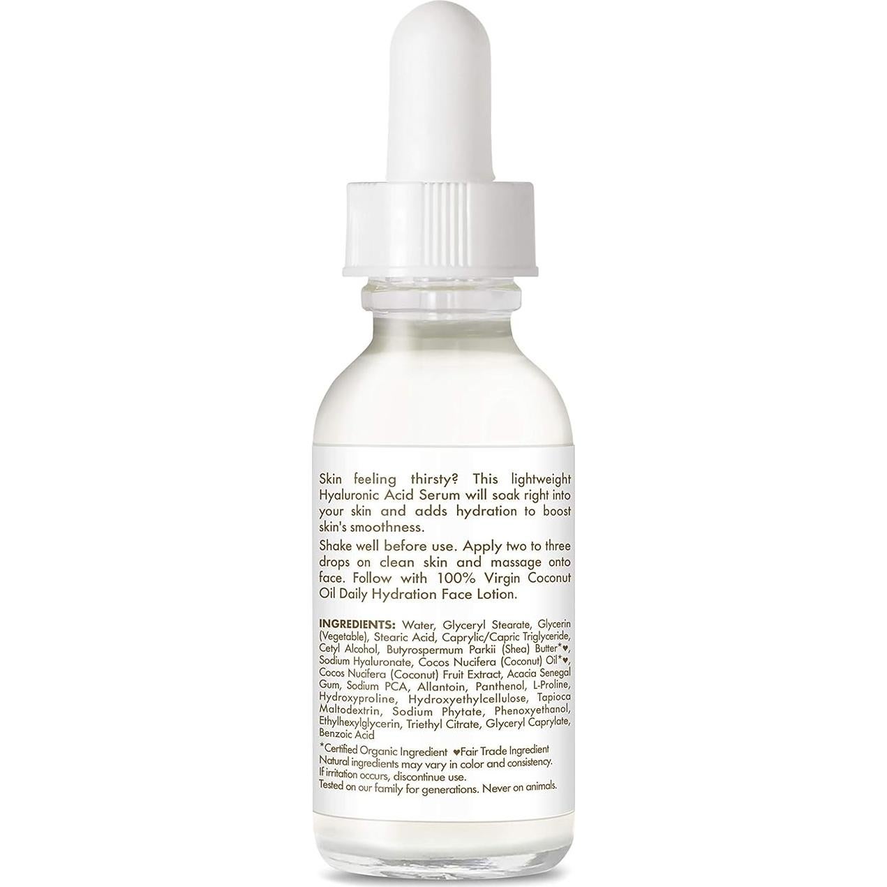 Suero Facial SheaMoisture Ácido Hialurónico 29.57 ml Piel Seca