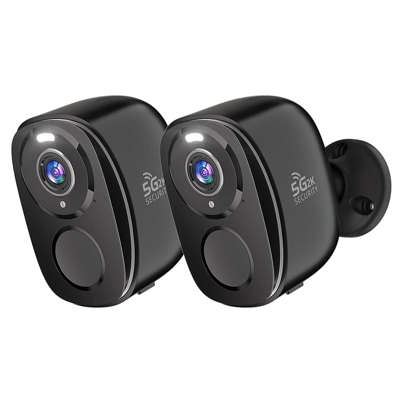 Cámaras de Seguridad Inalámbricas Rraycom 2K con AI - Paquete de 2