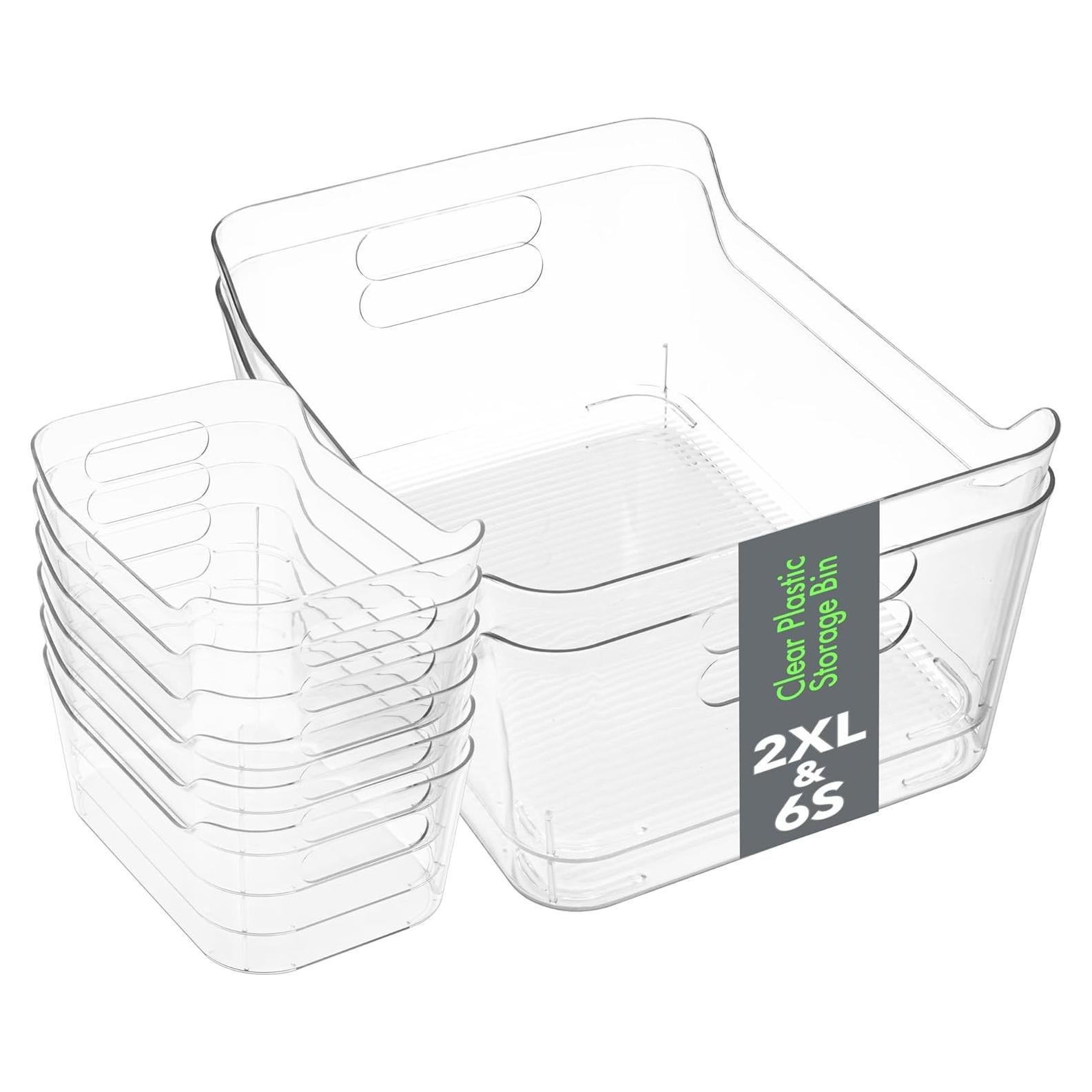 Set de 8 Contenedores de Almacenamiento Tiawudi - 2XL y 6S