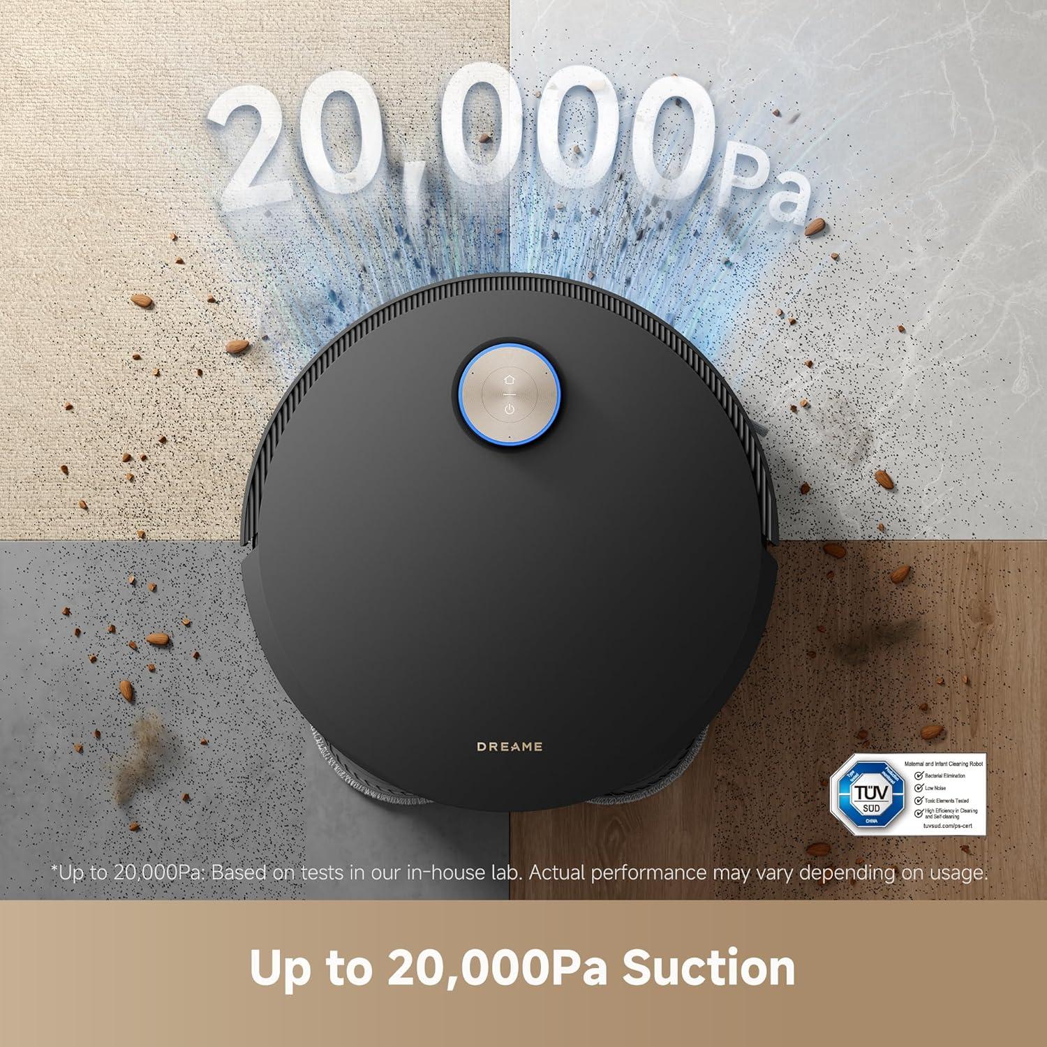 Aspiradora Robot DREAME X50 Ultra con Auto-Vaciado 20,000Pa