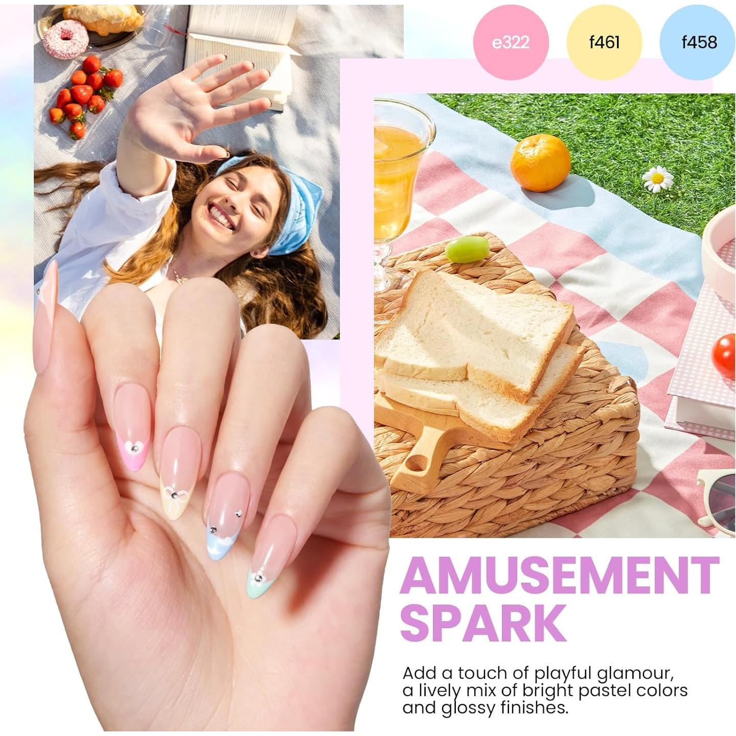 Kit de Esmalte de Uñas en Gel Beetles 19 Piezas Primavera