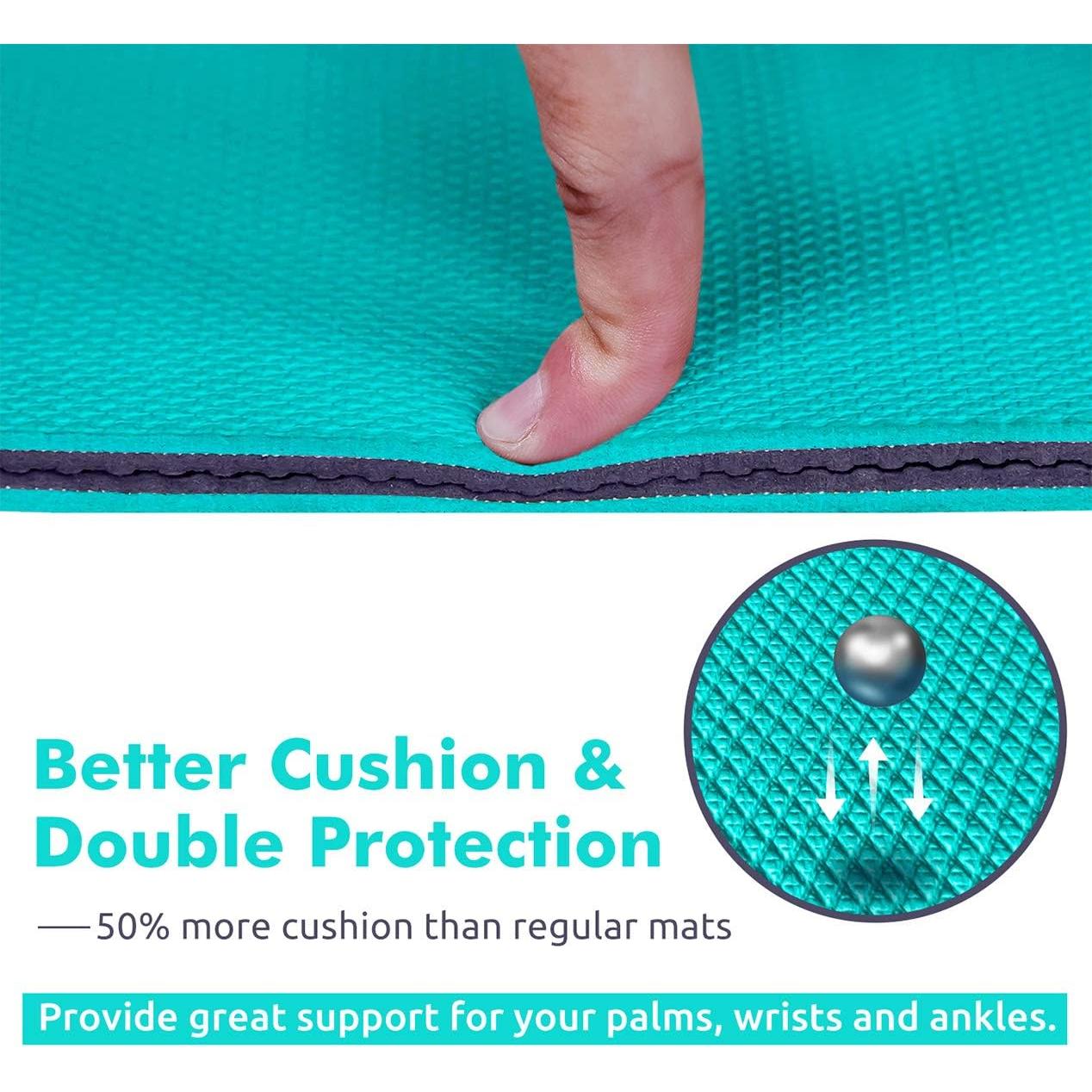 Esteras de Yoga Ewedoos TPE Antideslizantes 182.9x61cm