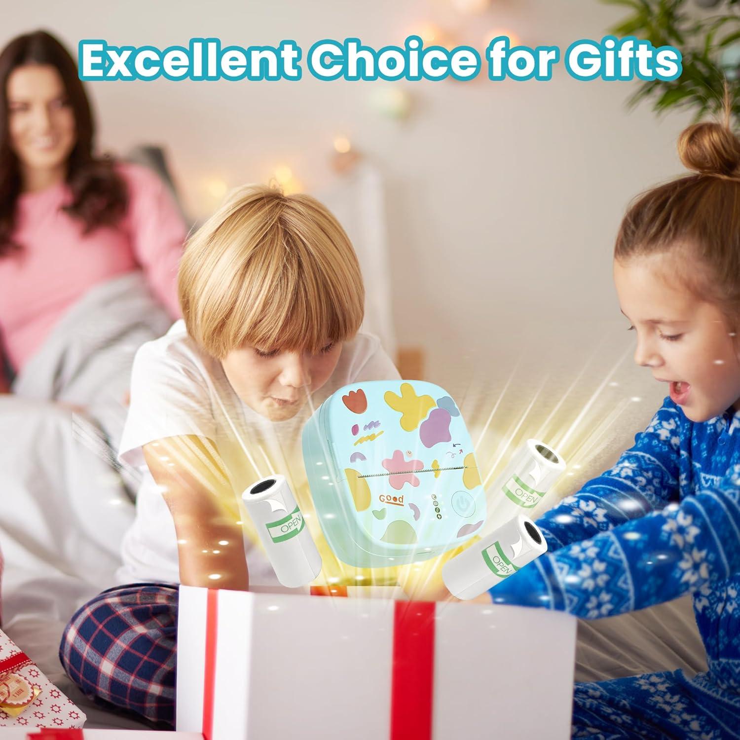 Mini Impresora de Etiquetas XenGro AHM2-B Bluetooth - Azul