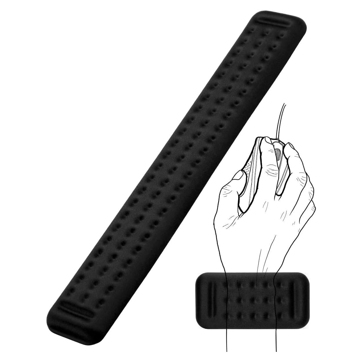 Soporte de Reposamuñecas ELZO Ergonómico para Teclado y Mouse