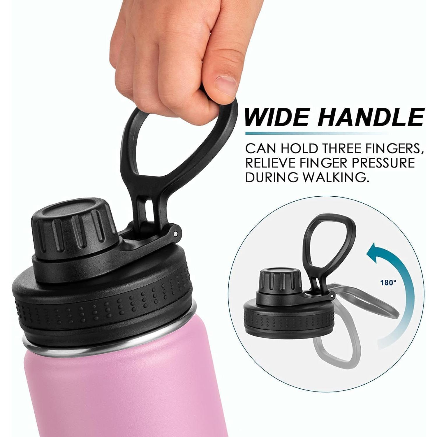 Botella de Agua Aislada Koodee 0.63L Acero Inoxidable Rosa