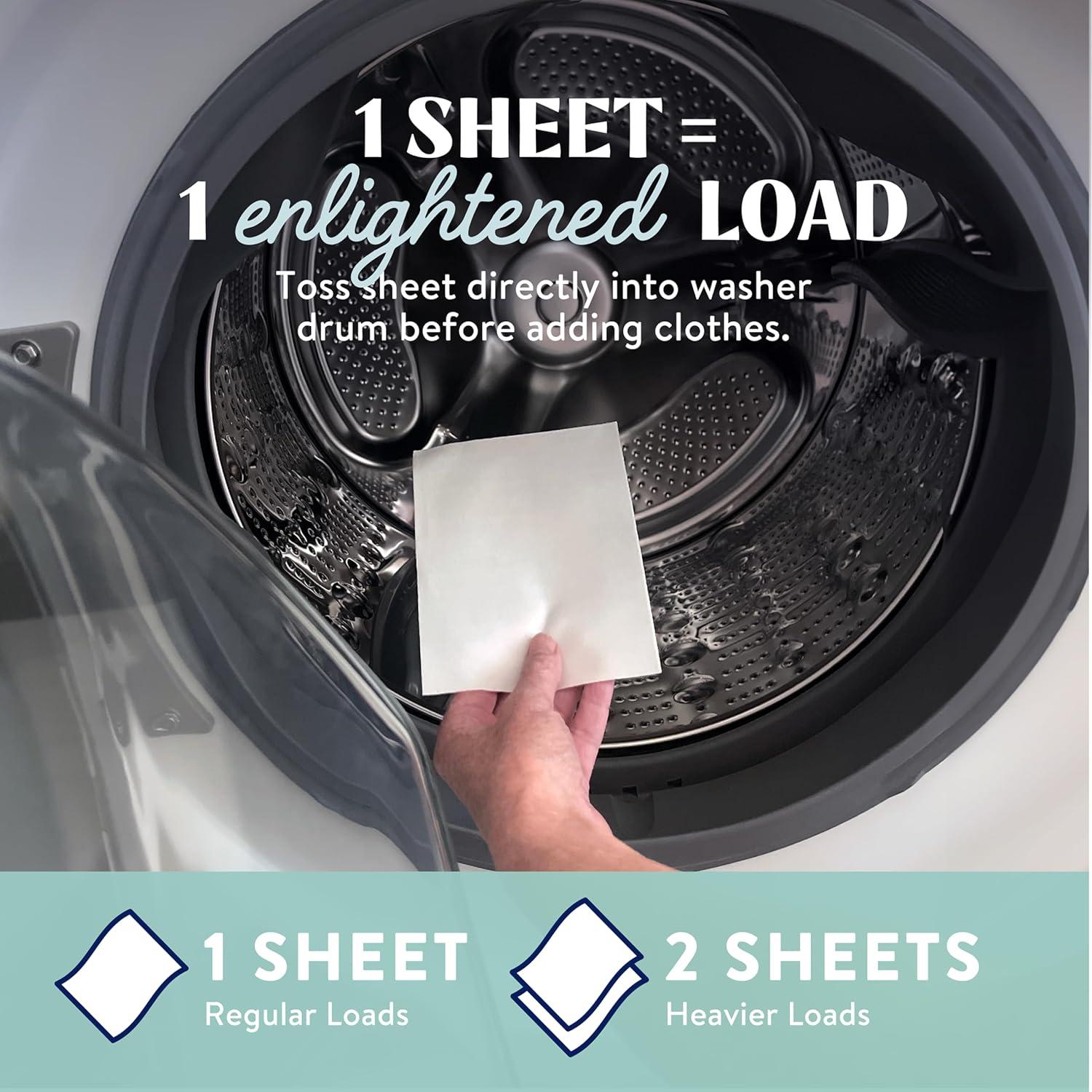 Hojas de detergente Cleancult 60 cargas - Sin fragancia - 3 enzimas