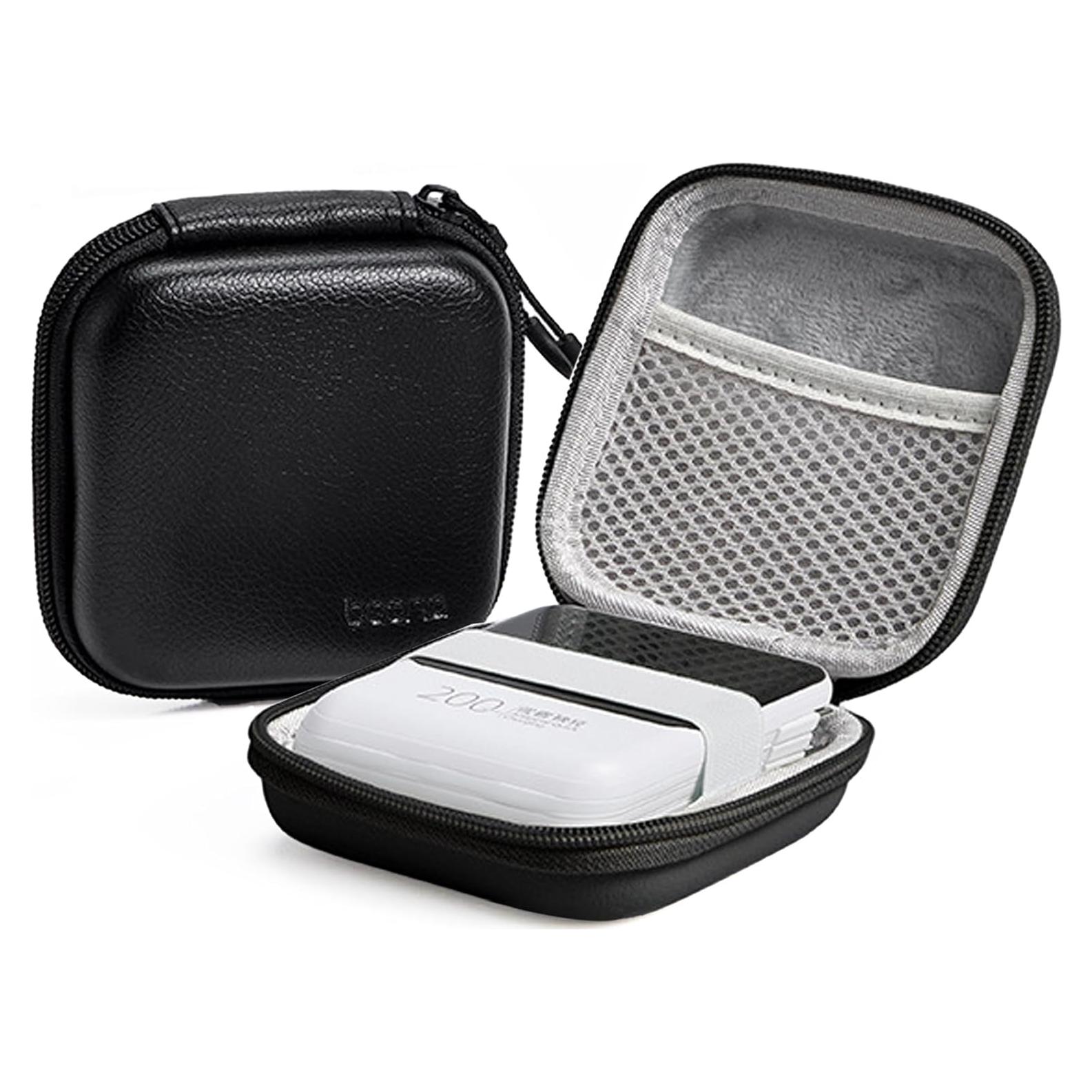 Funda de Cargador Linpr para Macbook - Bolsa Organizadora Negra M