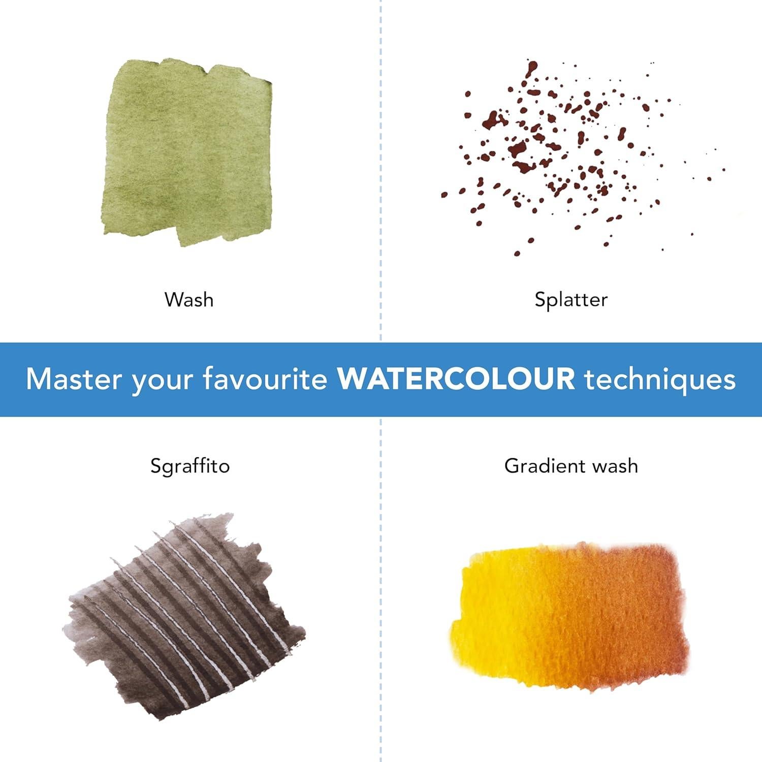 Set de Pintura Acuarela 24 Tubos 12ml Castle Art Supplies