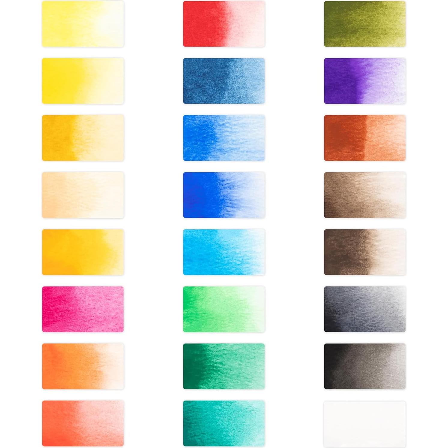 Set de Pintura Acuarela 24 Tubos 12ml Castle Art Supplies