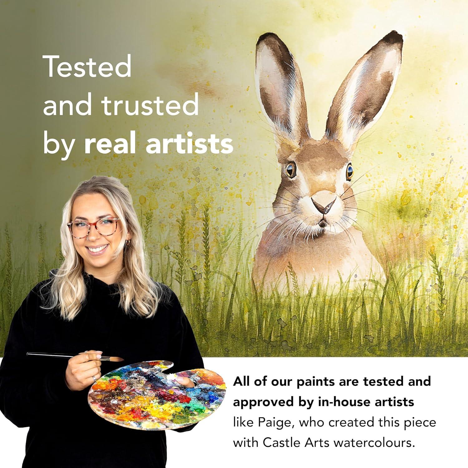 Set de Pintura Acuarela 24 Tubos 12ml Castle Art Supplies