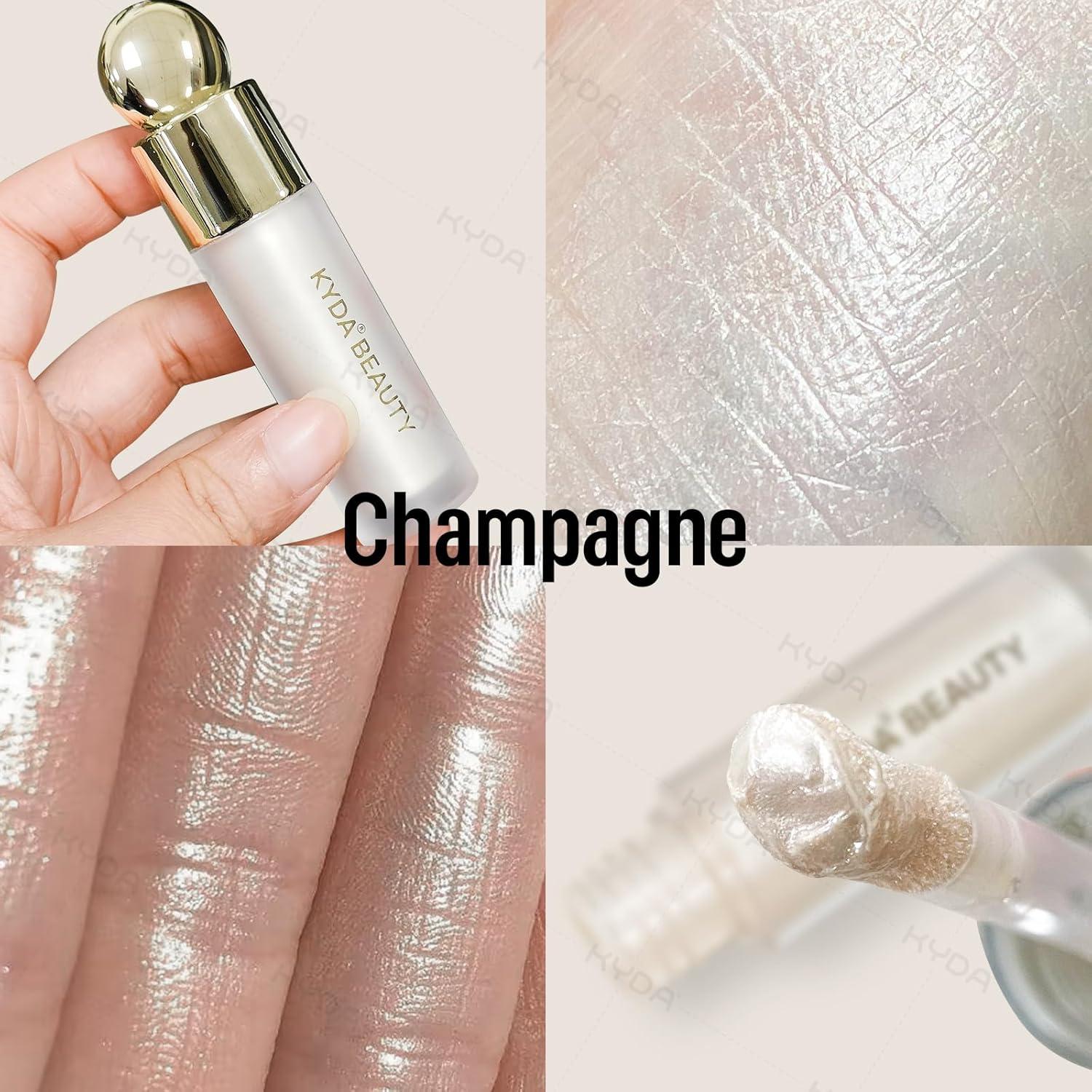 Iluminador Líquido KYDA 32g Champagne - Brillo Natural y Duradero
