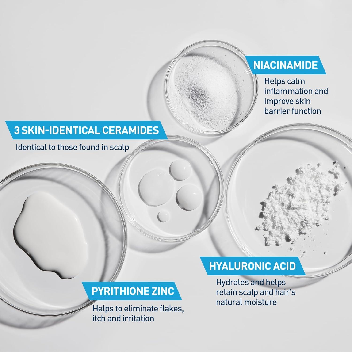 Champú Anticaspa CeraVe 340 g con Piritiona de Zinc y Ceramidas