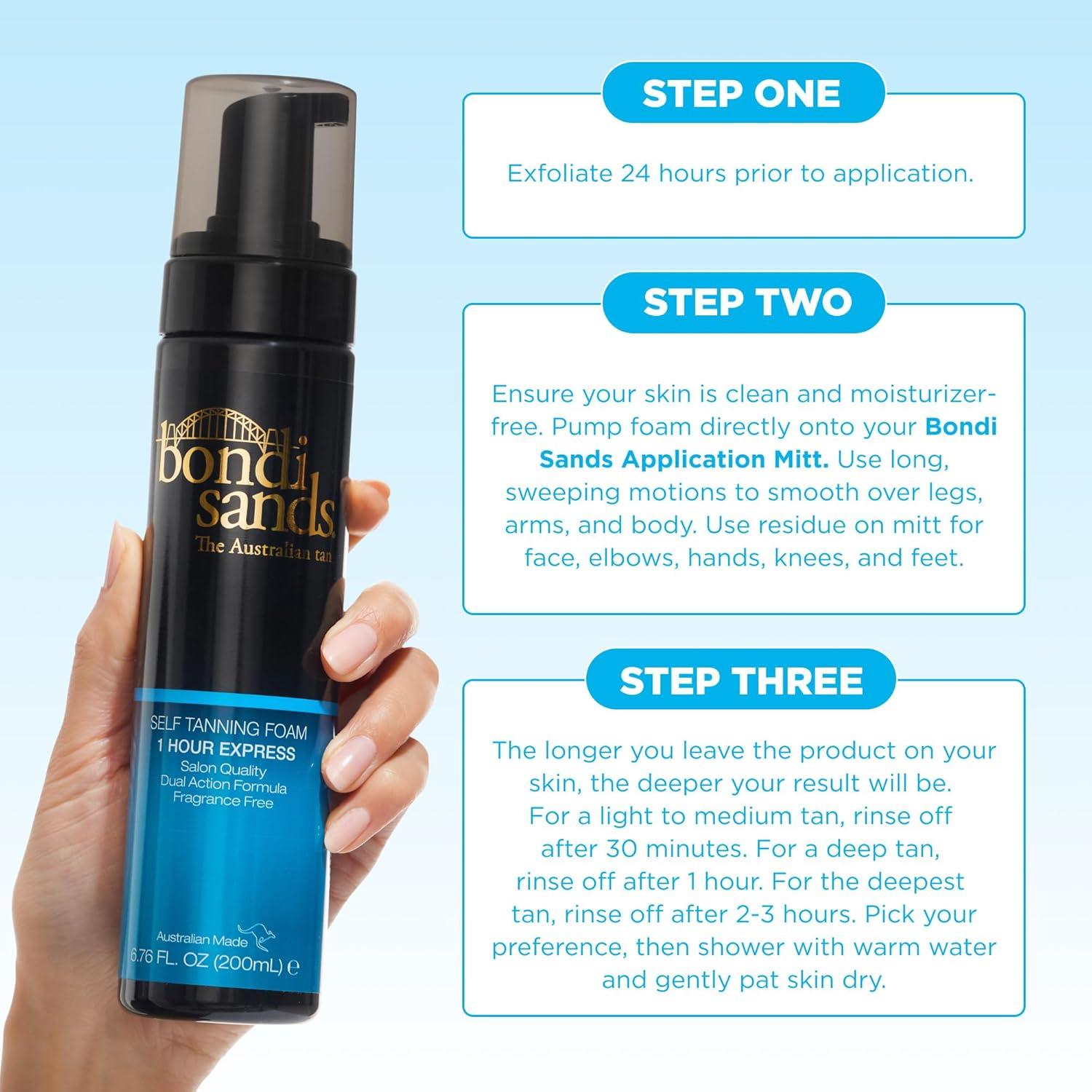 Espuma Autobronceadora Express Bondi Sands 200 ml Sin Fragancia