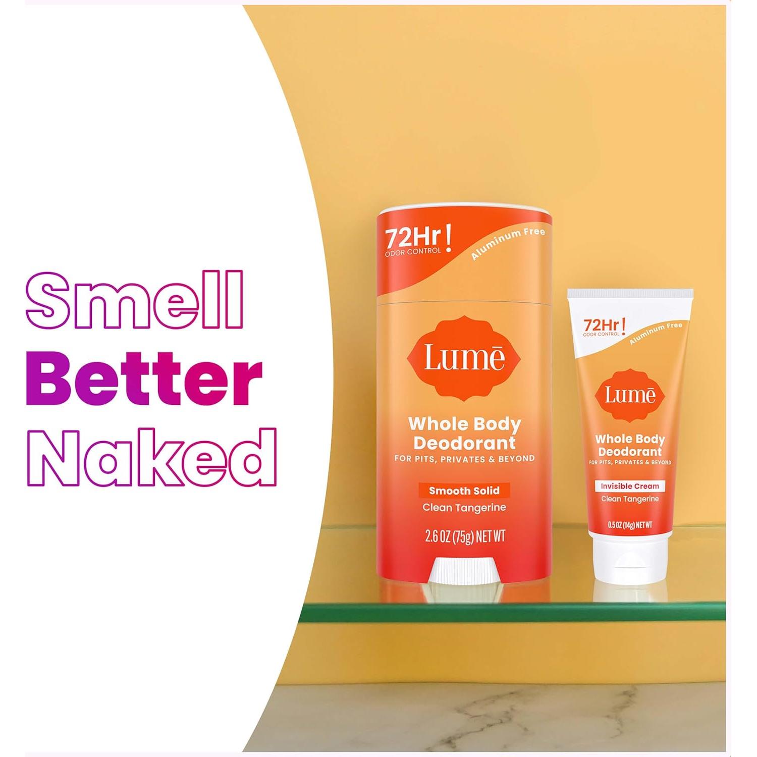 Desodorante Corporal Lume - Control de Olores 72h - Mandarina Limpia