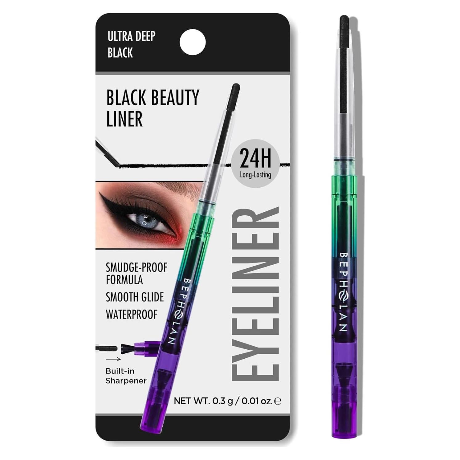 Eyeliner en Gel Negro BEPHOLAN a Prueba de Agua 4.5g