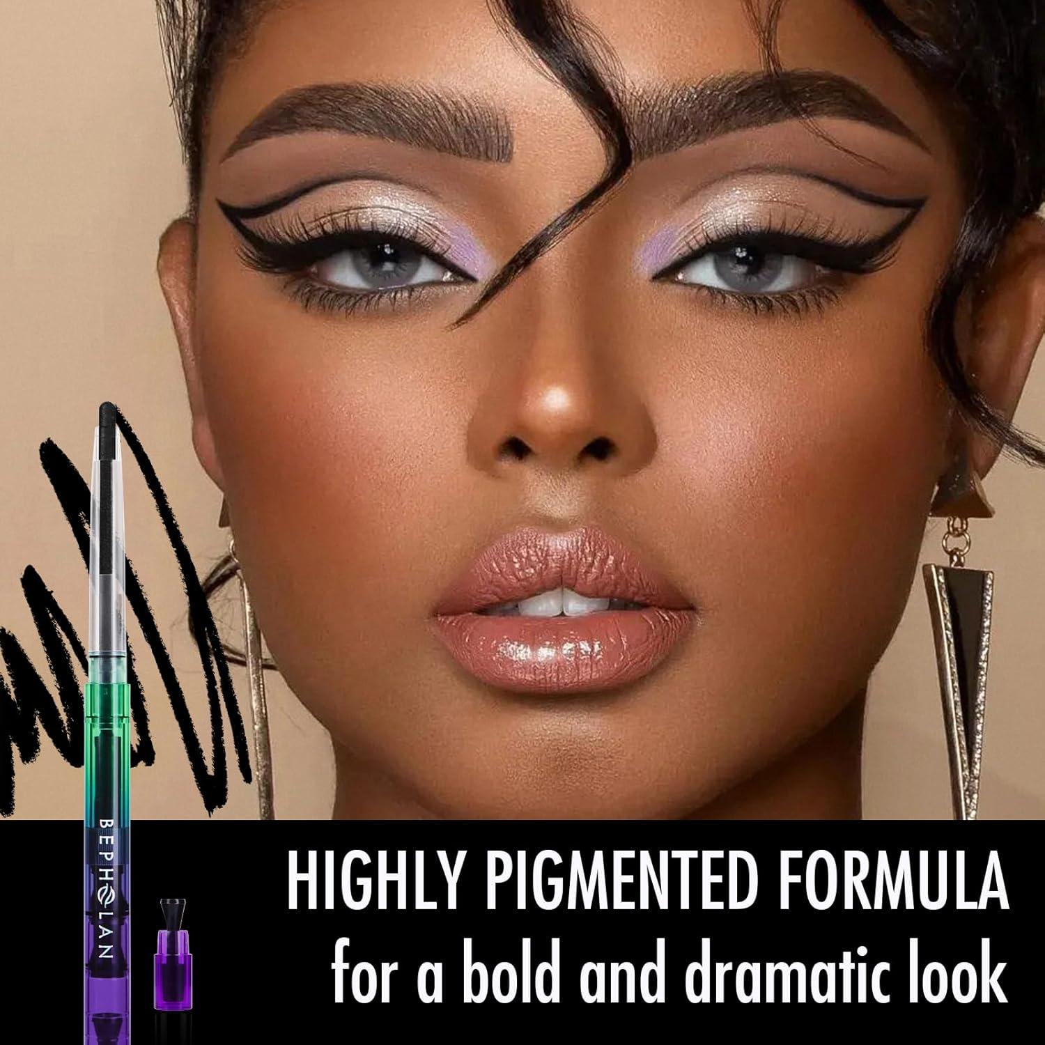 Eyeliner en Gel Negro BEPHOLAN a Prueba de Agua 4.5g