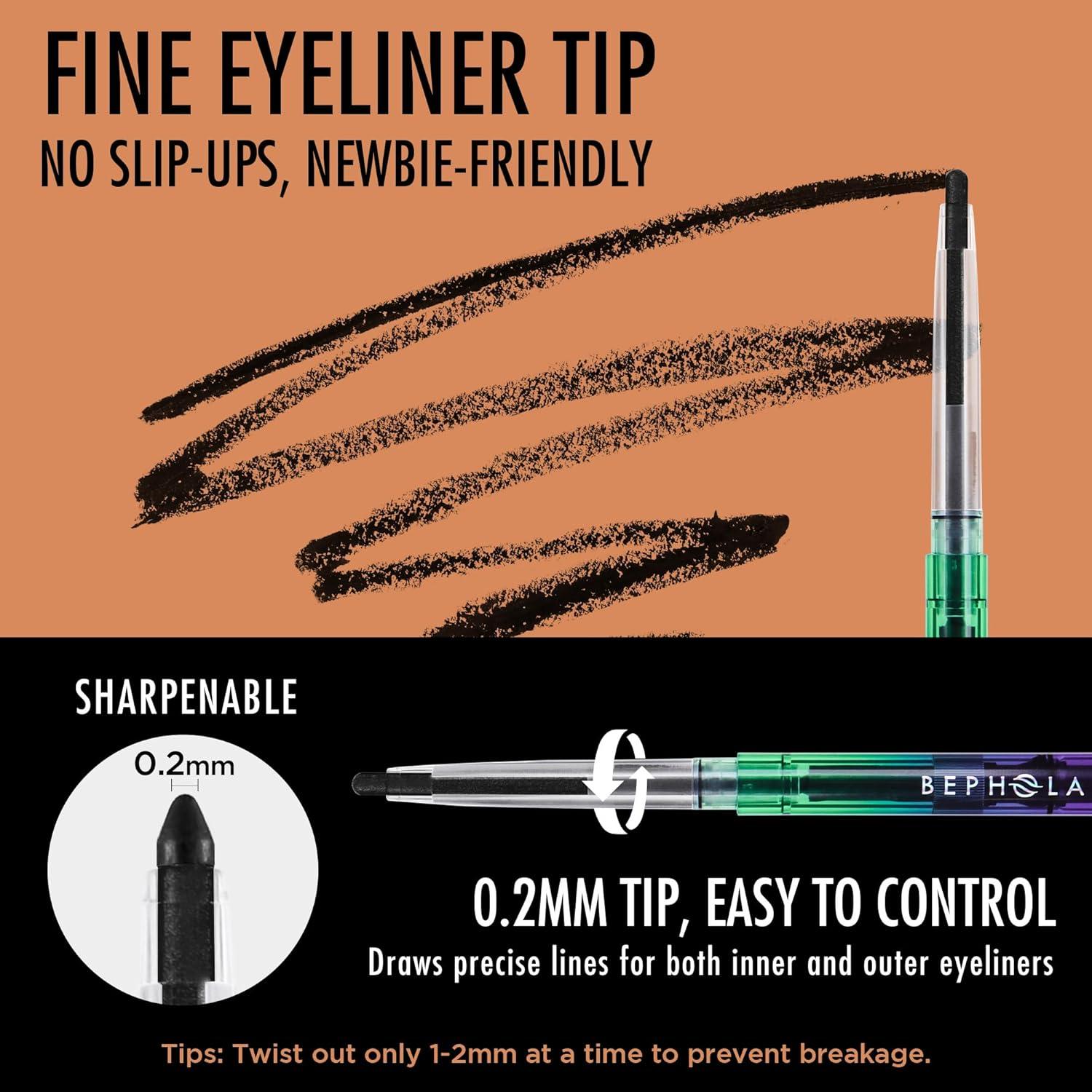 Eyeliner en Gel Negro BEPHOLAN a Prueba de Agua 4.5g