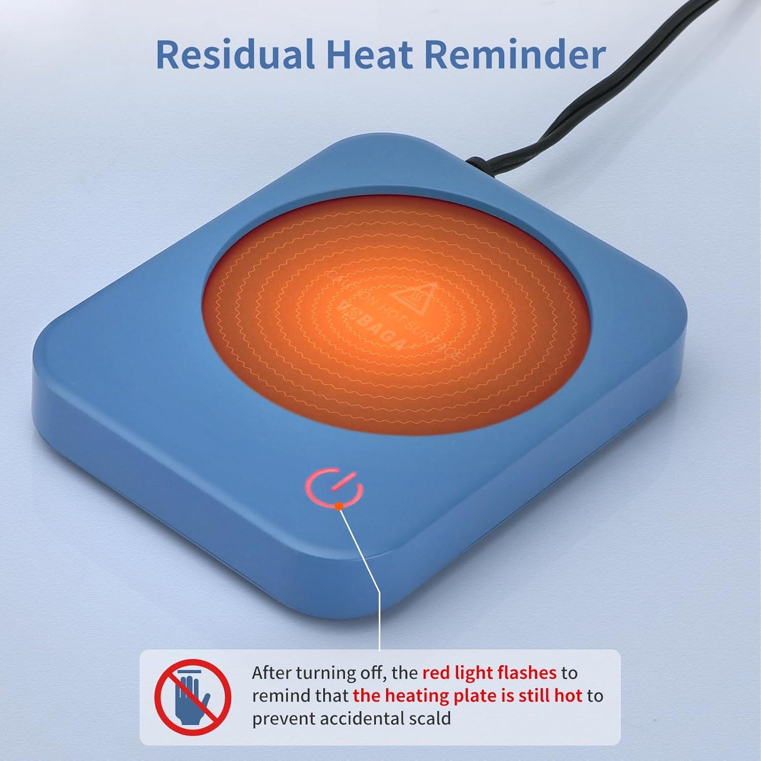 Calentador de Tazas VOBAGA Azul Cielo 3 Temperaturas 65°C