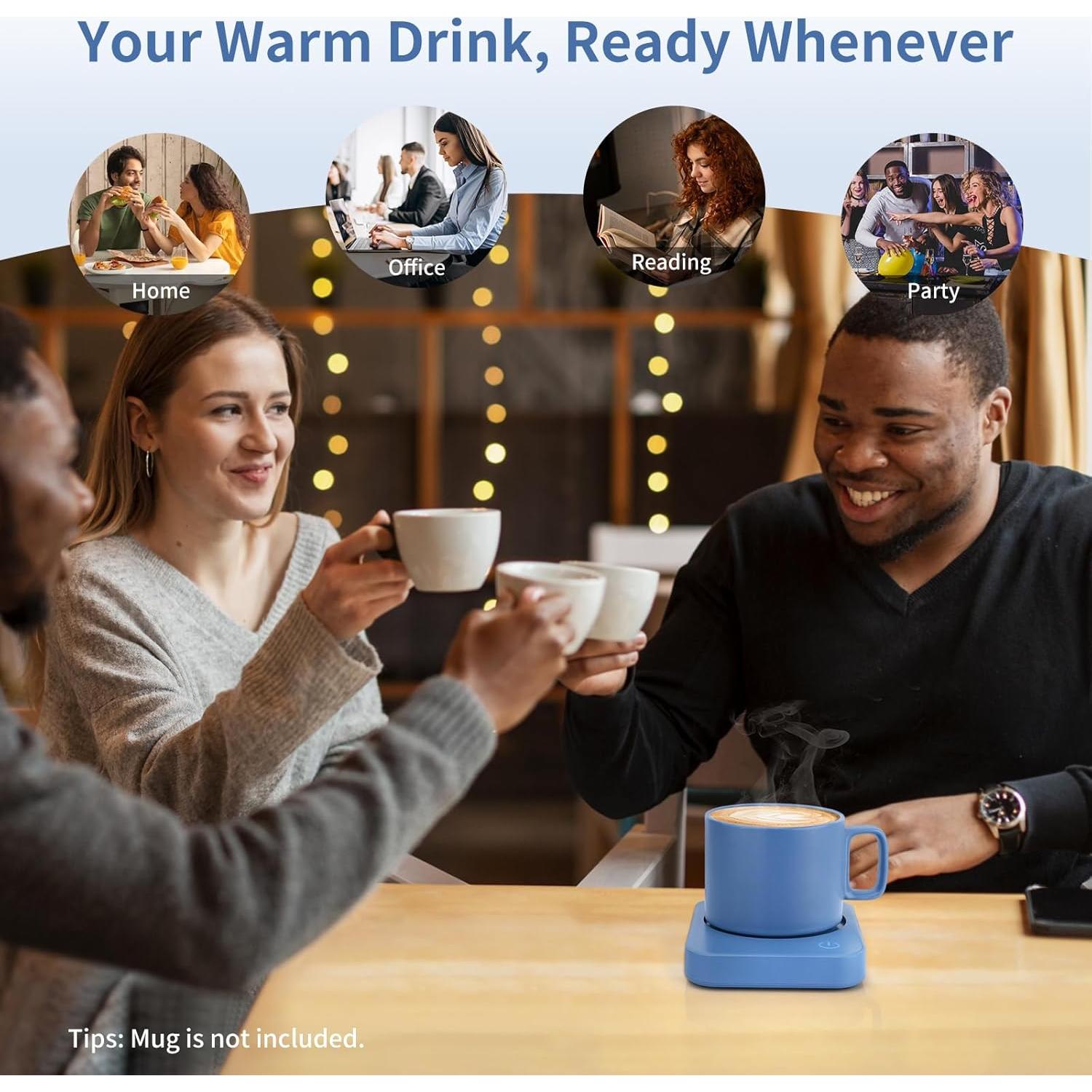 Calentador de Tazas VOBAGA Azul Cielo 3 Temperaturas 65°C