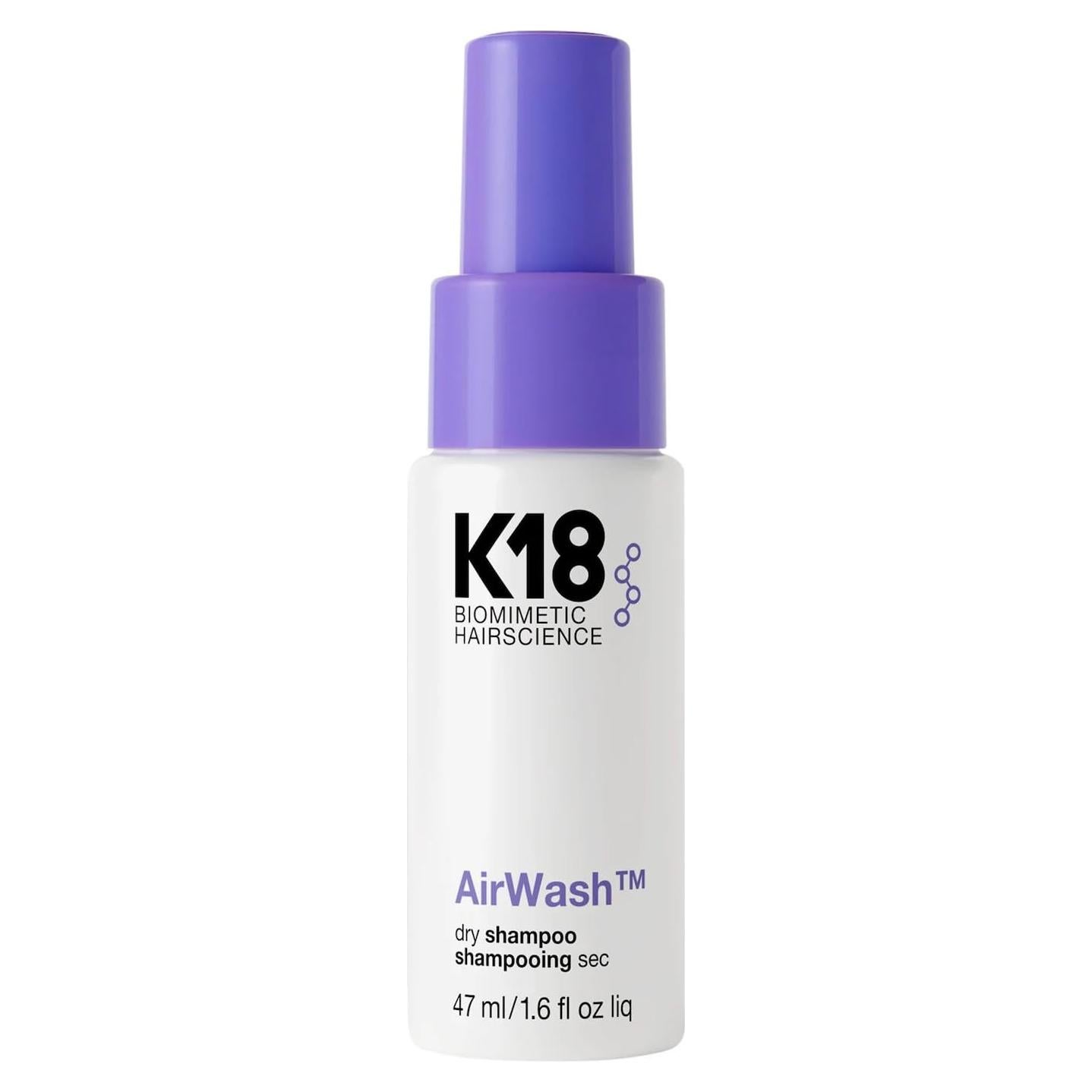 Champú Seco K18 AirWash 47.3 ml - Sin Aerosol, Sin Residuo
