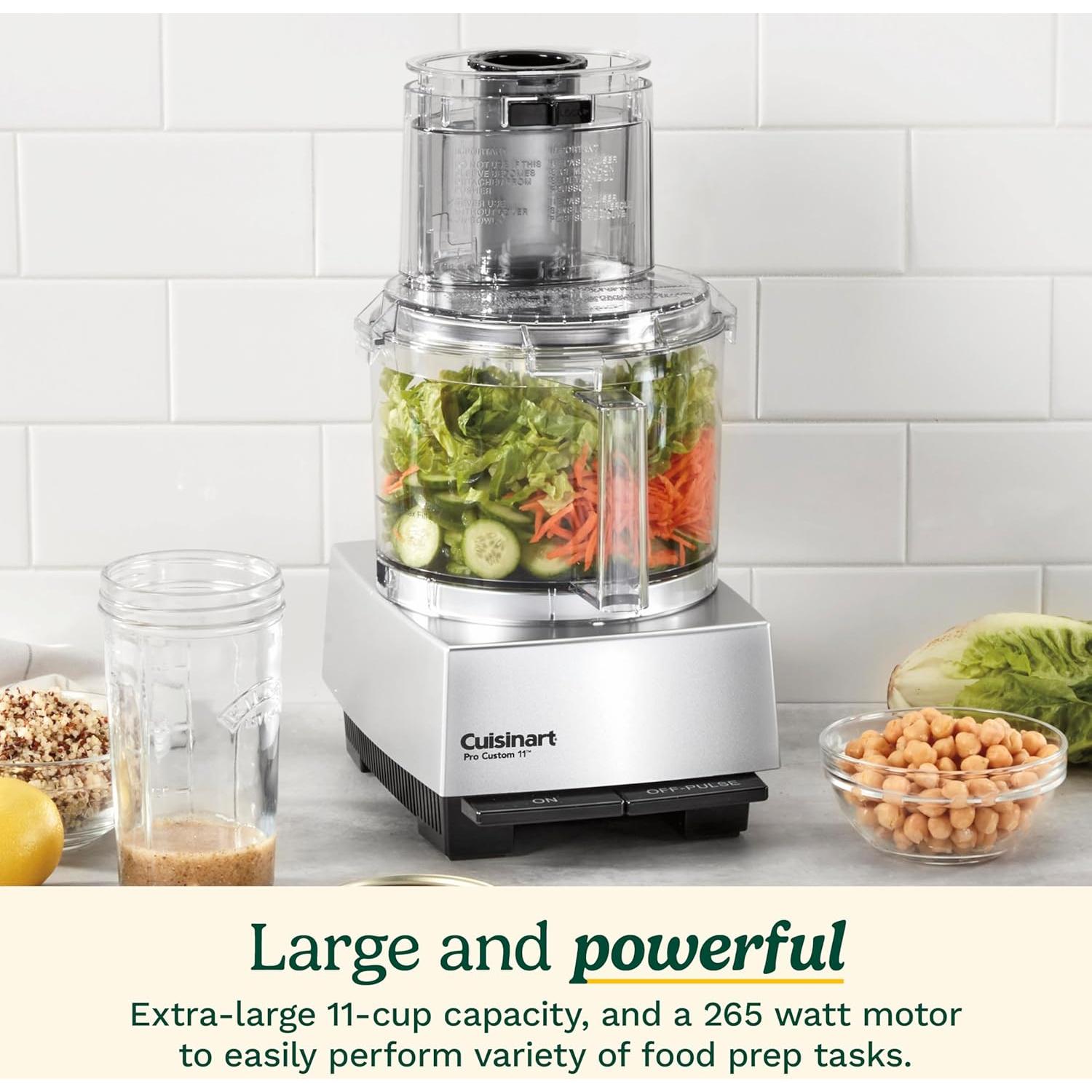 Procesador de Alimentos Cuisinart Pro Custom 11 Tazas Cromo