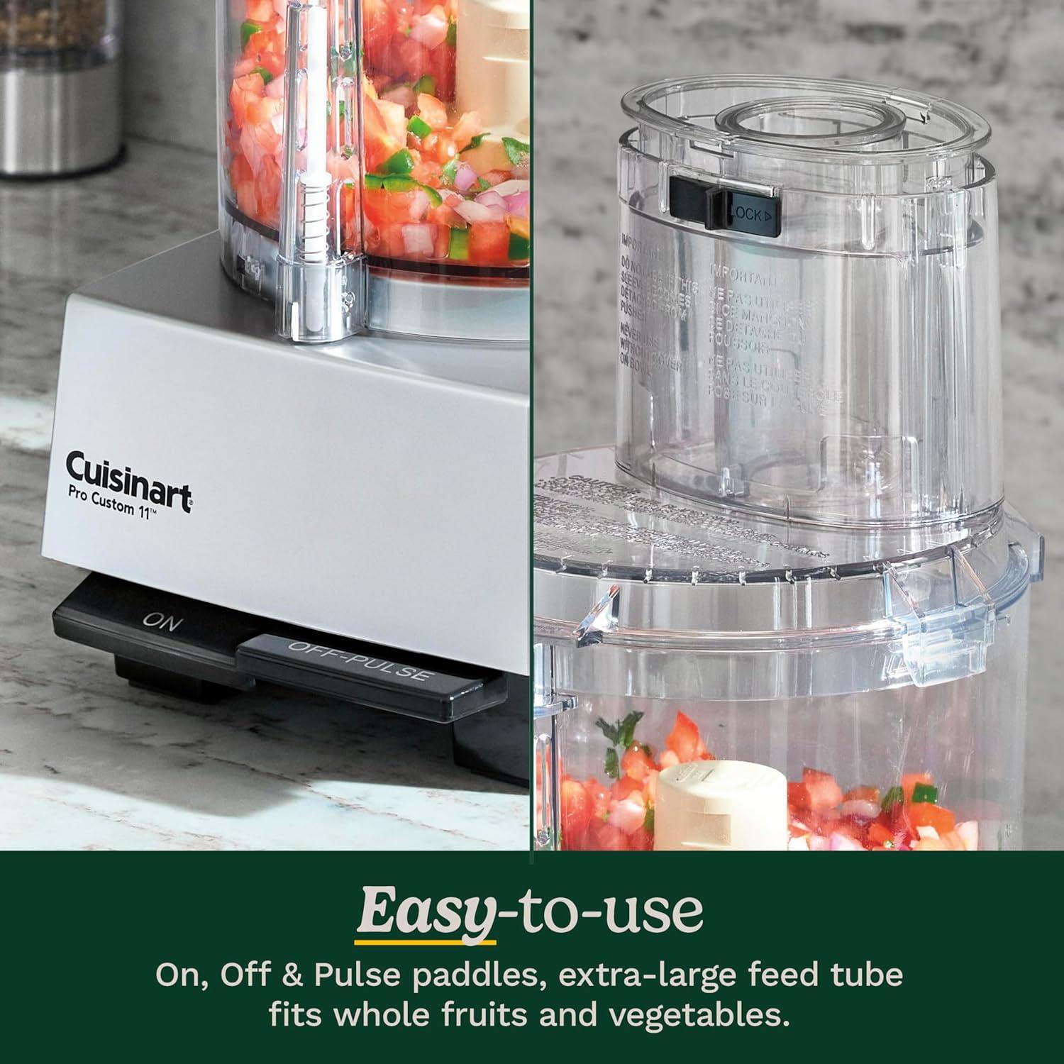 Procesador de Alimentos Cuisinart Pro Custom 11 Tazas Cromo