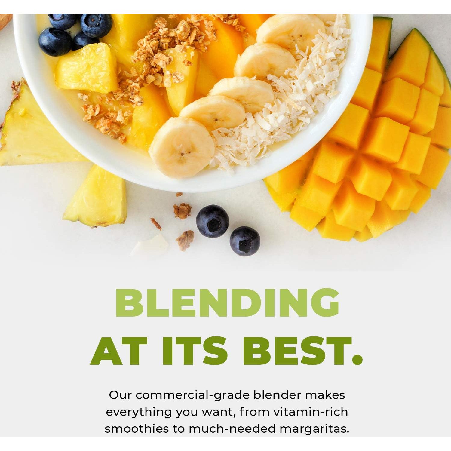 Licuadora Cleanblend 1800W 64oz Profesional Libre BPA