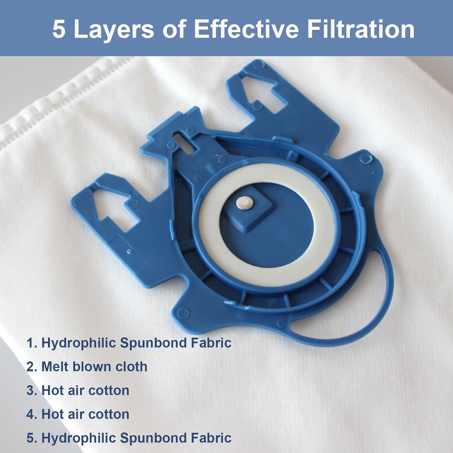 Paquete de 24 bolsas de vacío Dhoua GN para Miele