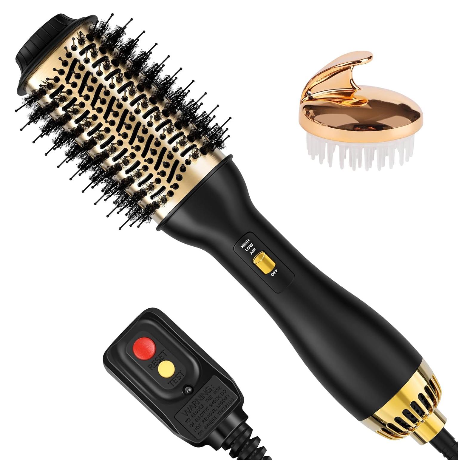 Cepillo Secador de Cabello 4-en-1 Yucafy - Oro