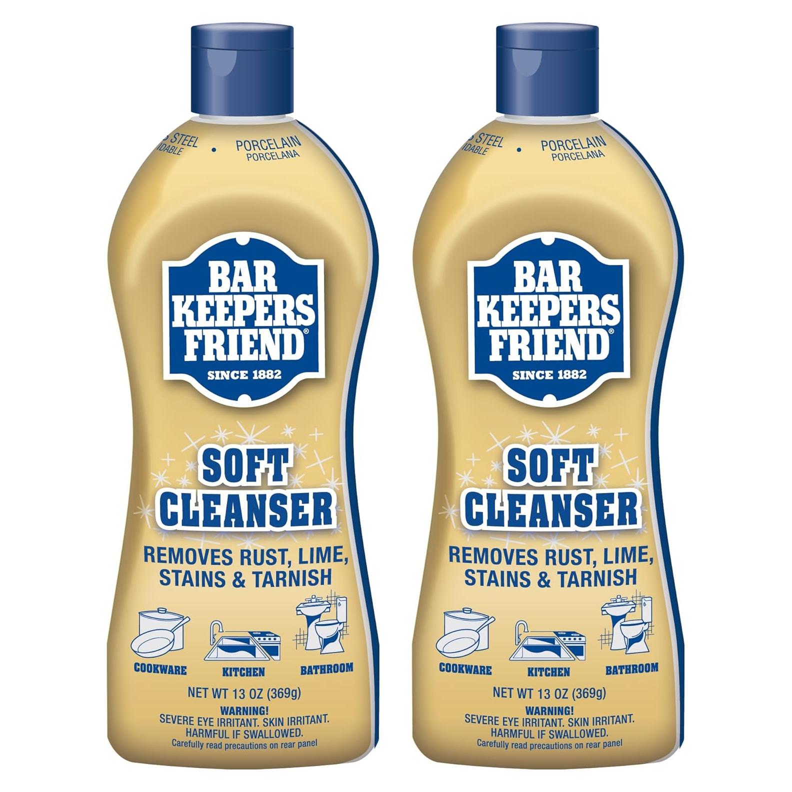 Limpiador Multiusos Bar Keepers Friend Suave 736g - Elimina Óxido y Manchas