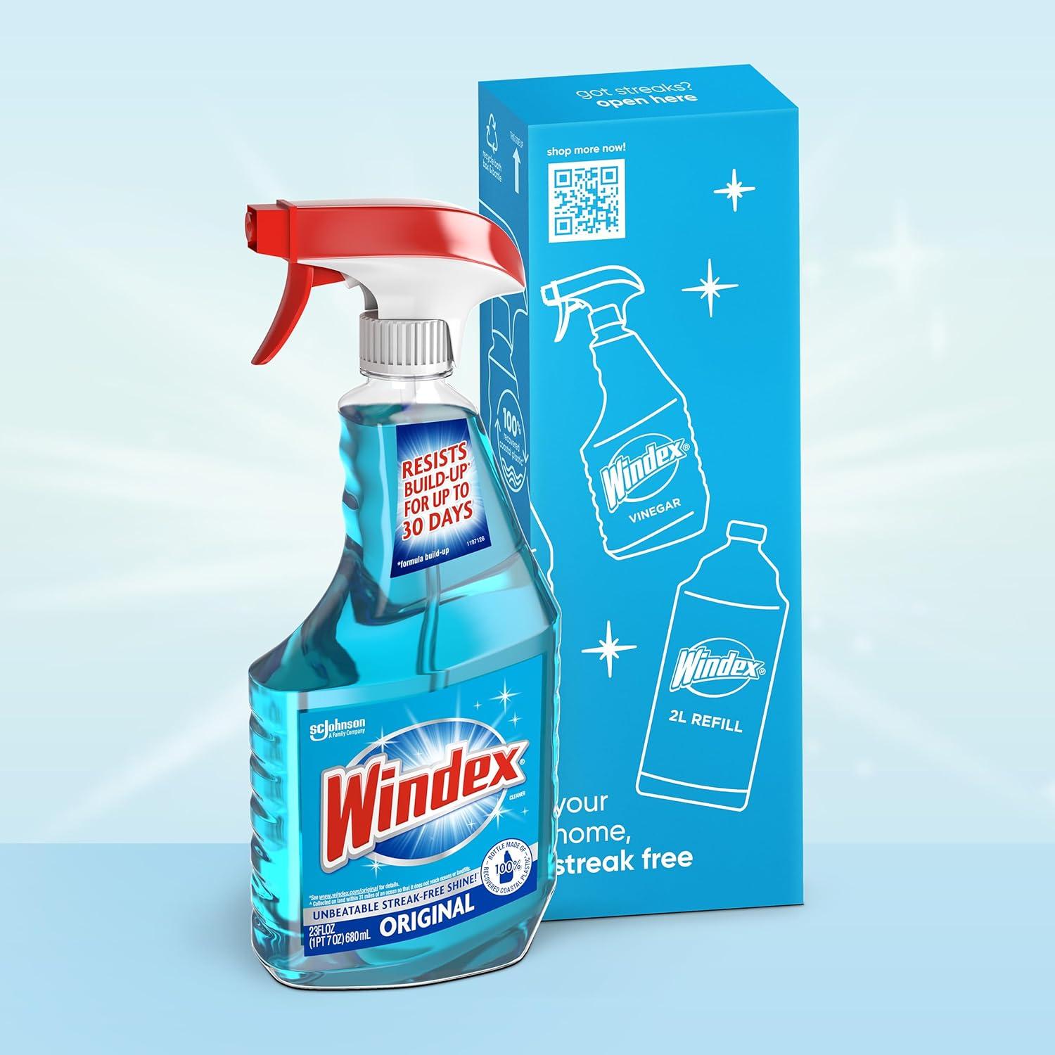 Limpiador de Vidrios Windex Original 680 ml - Sin Rayas