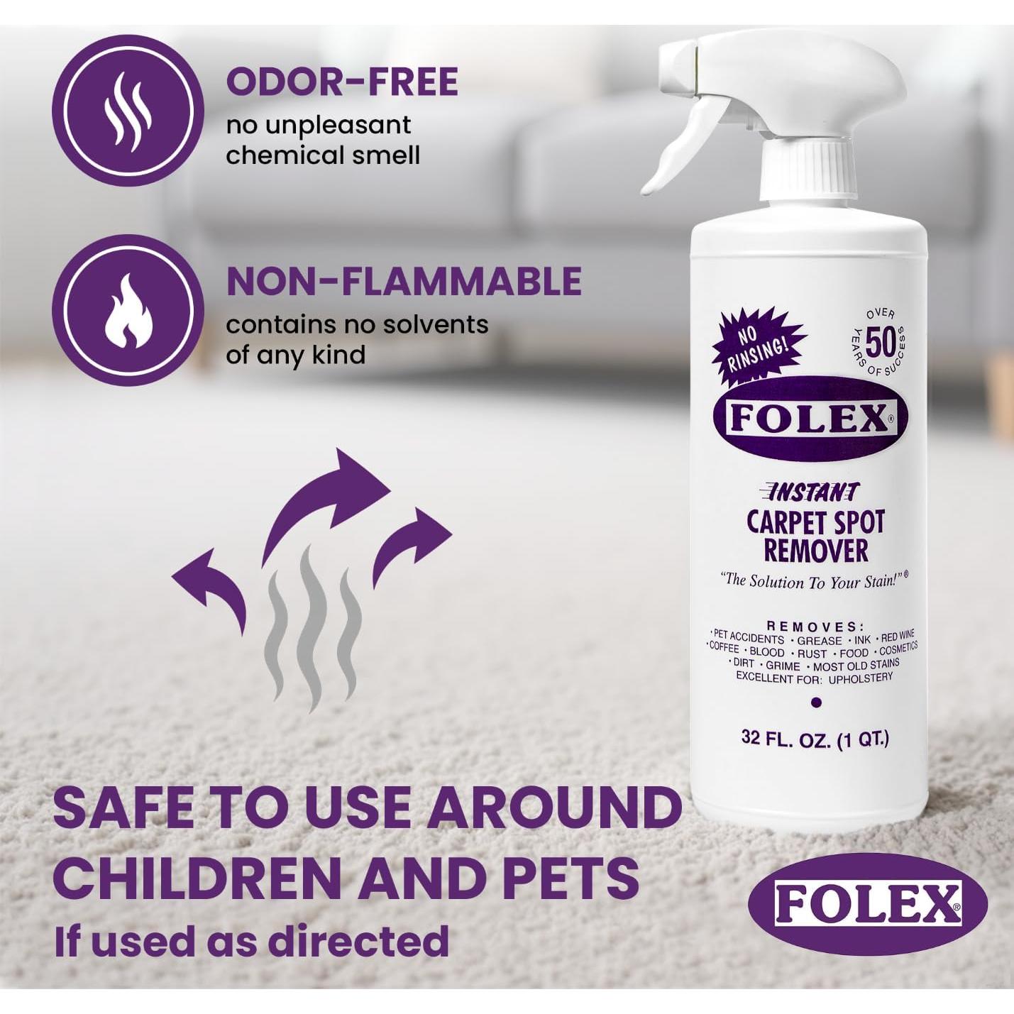 FOLEX Removedor de Manchas para Alfombras 946 ml - Eficaz