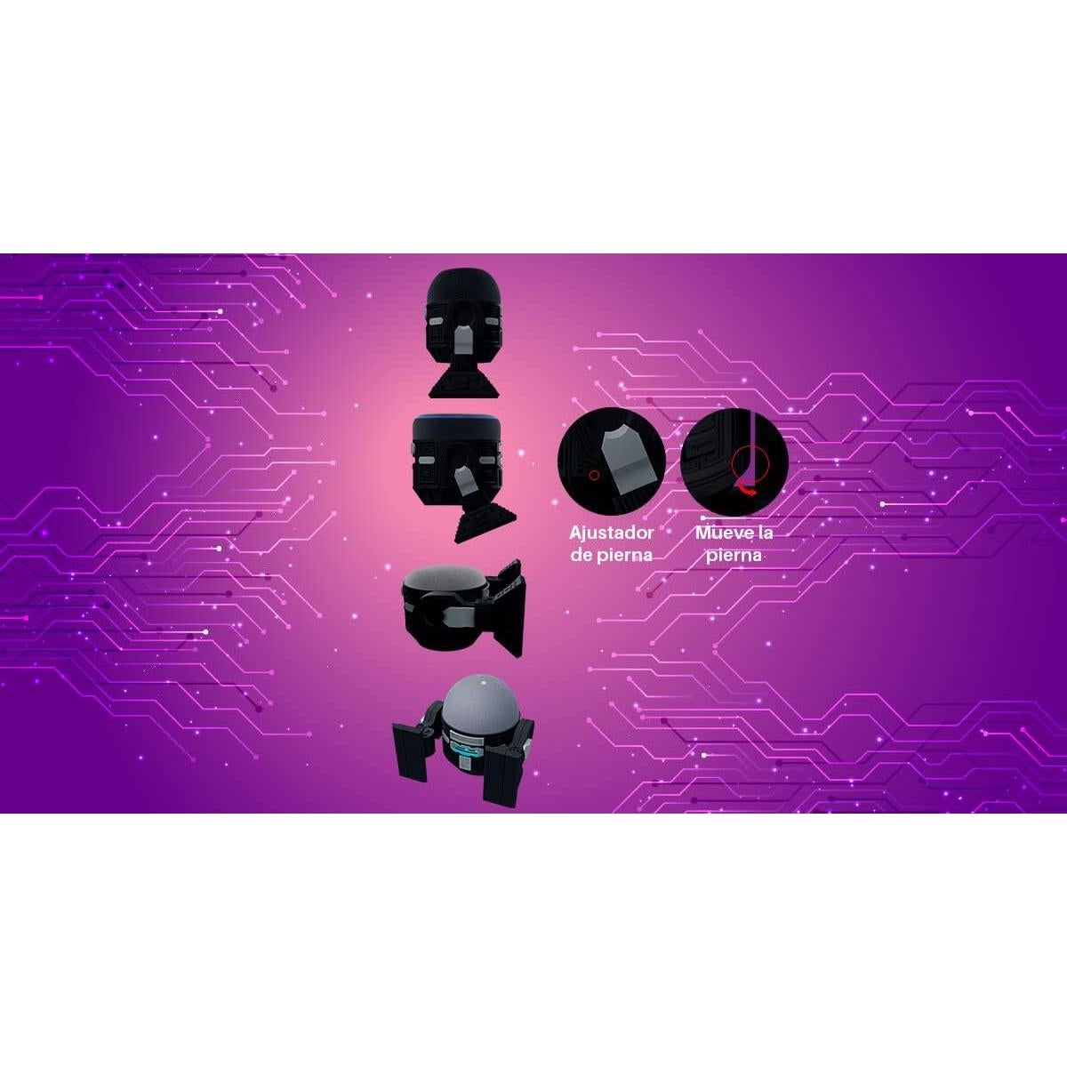 Soporte de Altavoz Android Rus-T1 para Alexa y Google Home - Gris