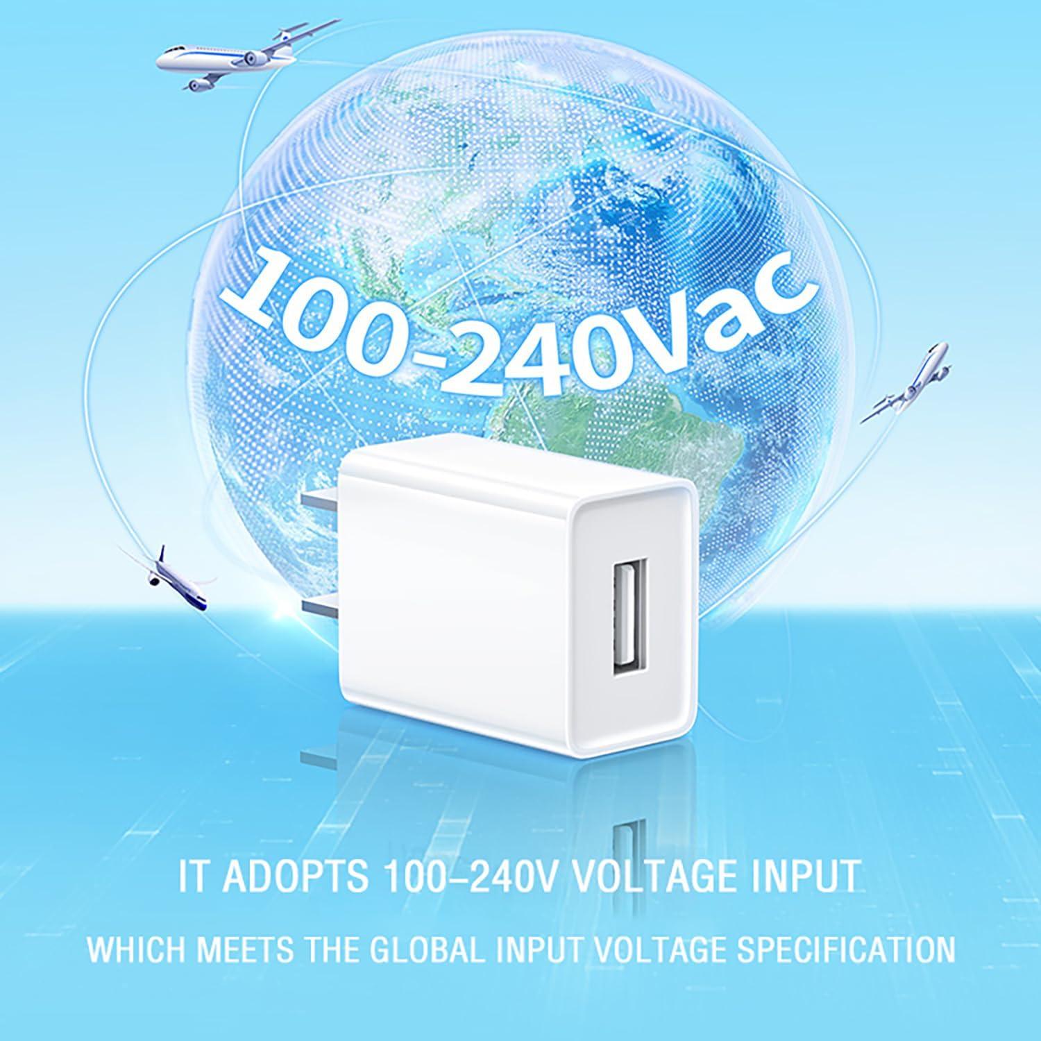 Adaptador de corriente 5V 2A JMDDS para cámaras - Paquete de 2