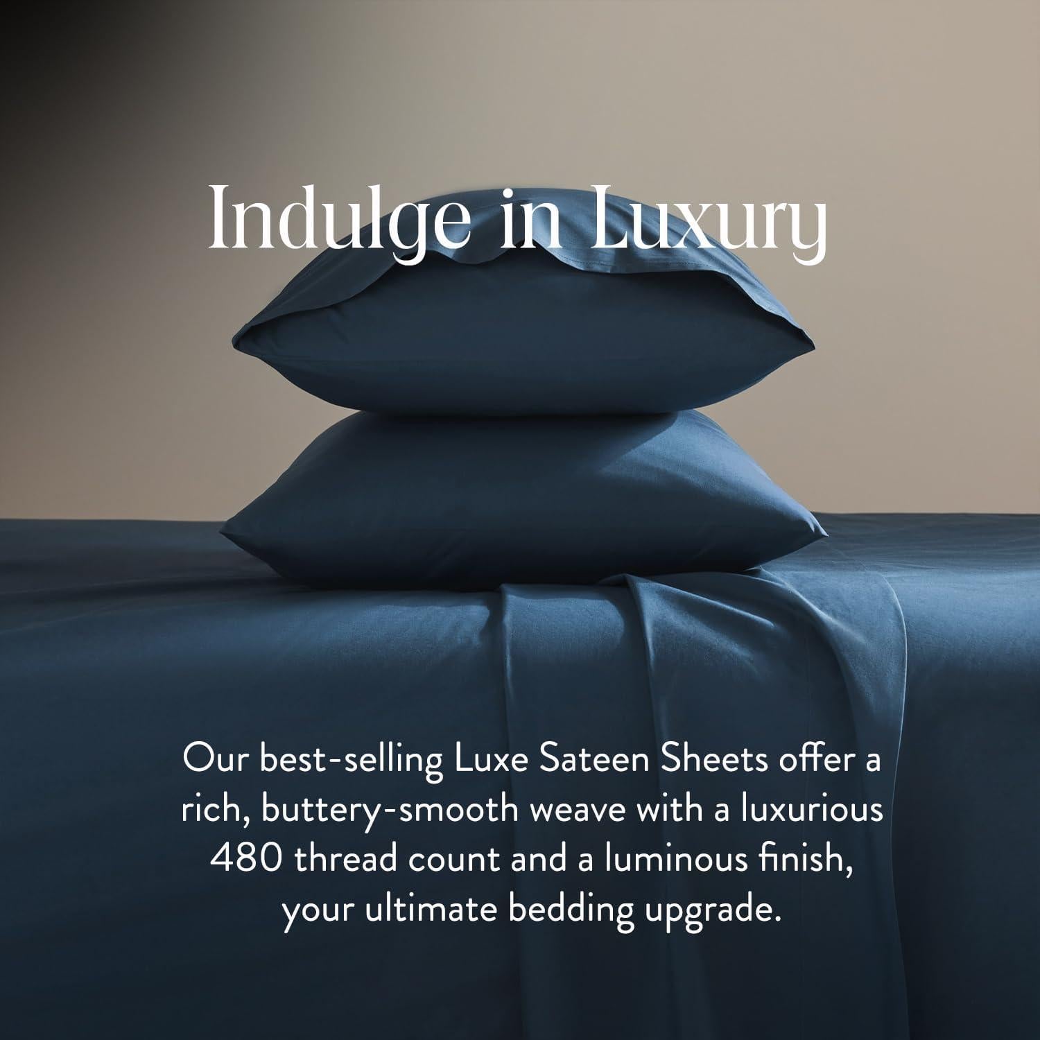 Juego de Sábanas de Lujo Brooklinen 4 Piezas Individual Algodón