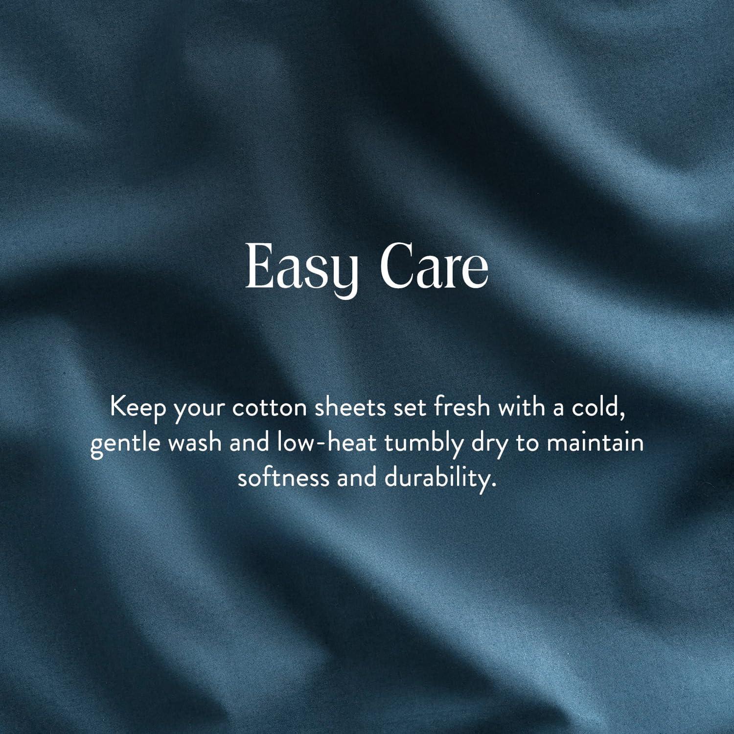 Juego de Sábanas de Lujo Brooklinen 4 Piezas Individual Algodón