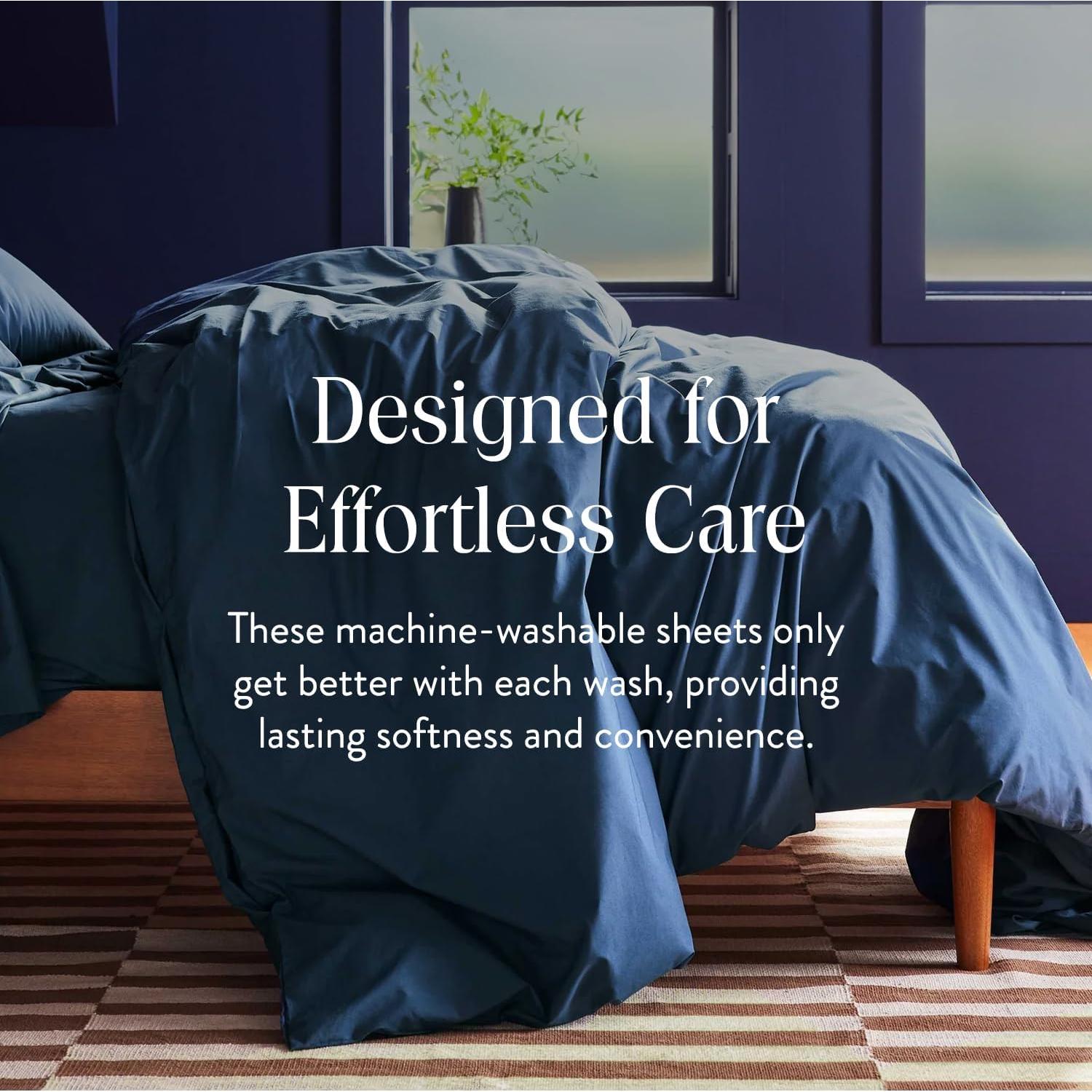 Juego de Sábanas de Lujo Brooklinen 4 Piezas Individual Algodón