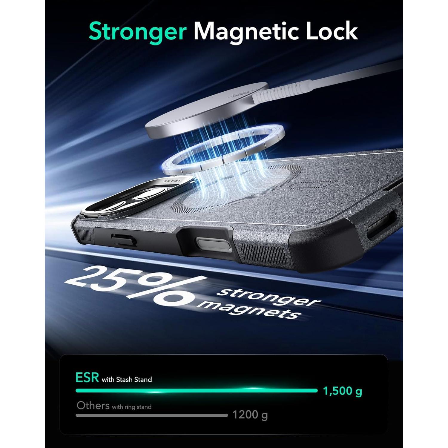 Funda ESR para iPhone 16 Pro Max con soporte magnético