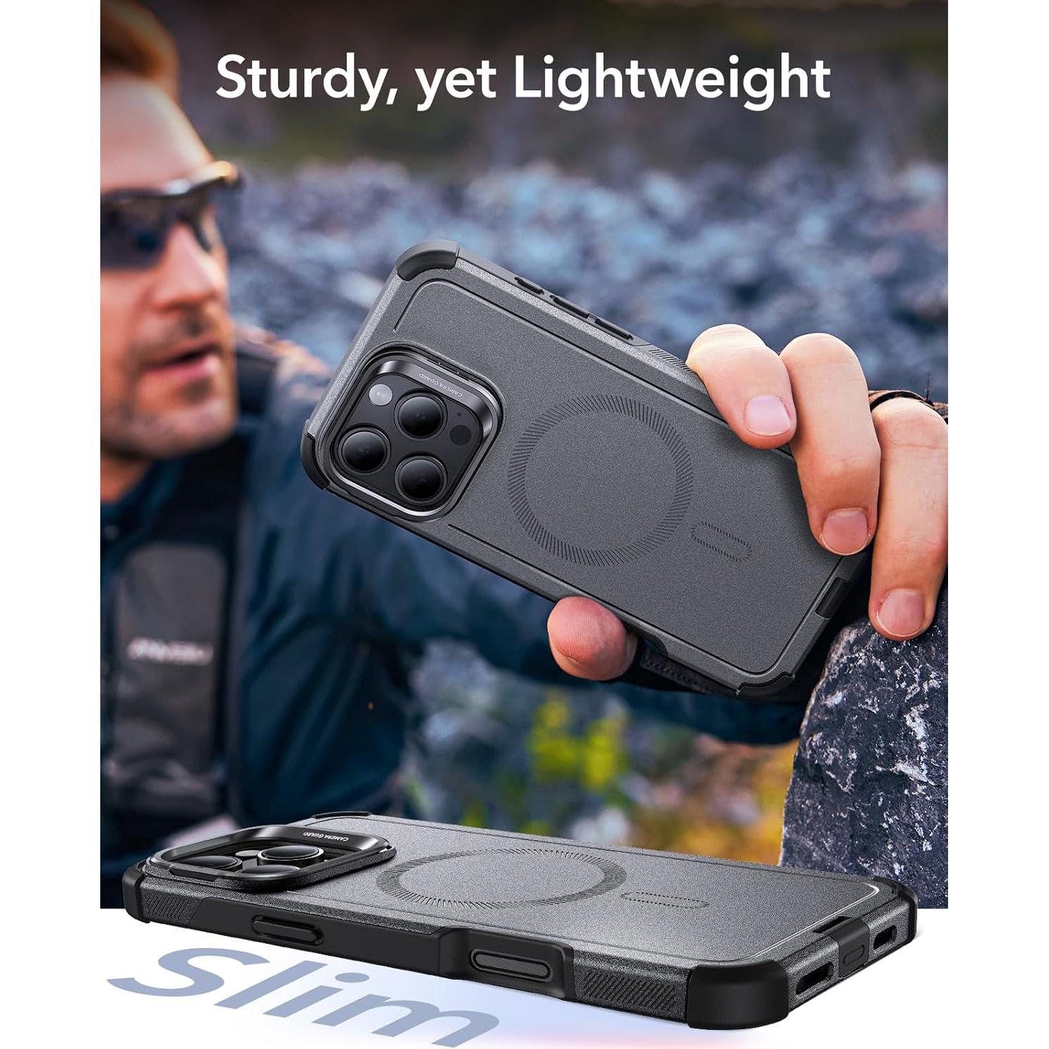 Funda ESR para iPhone 16 Pro Max con soporte magnético