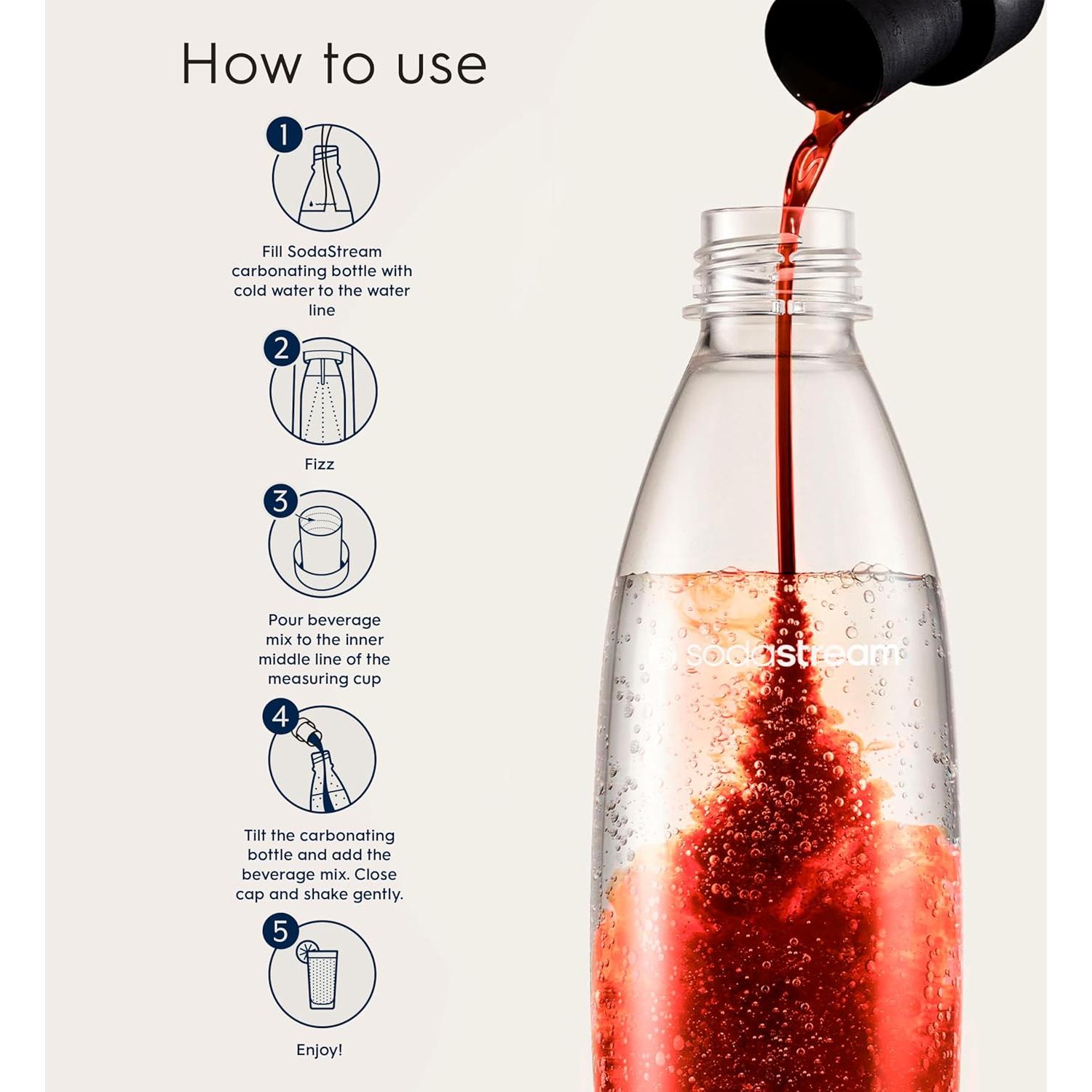 Mezcla de Bebida SodaStream Mtn Dew Code Red 440ml - Paquete de 4
