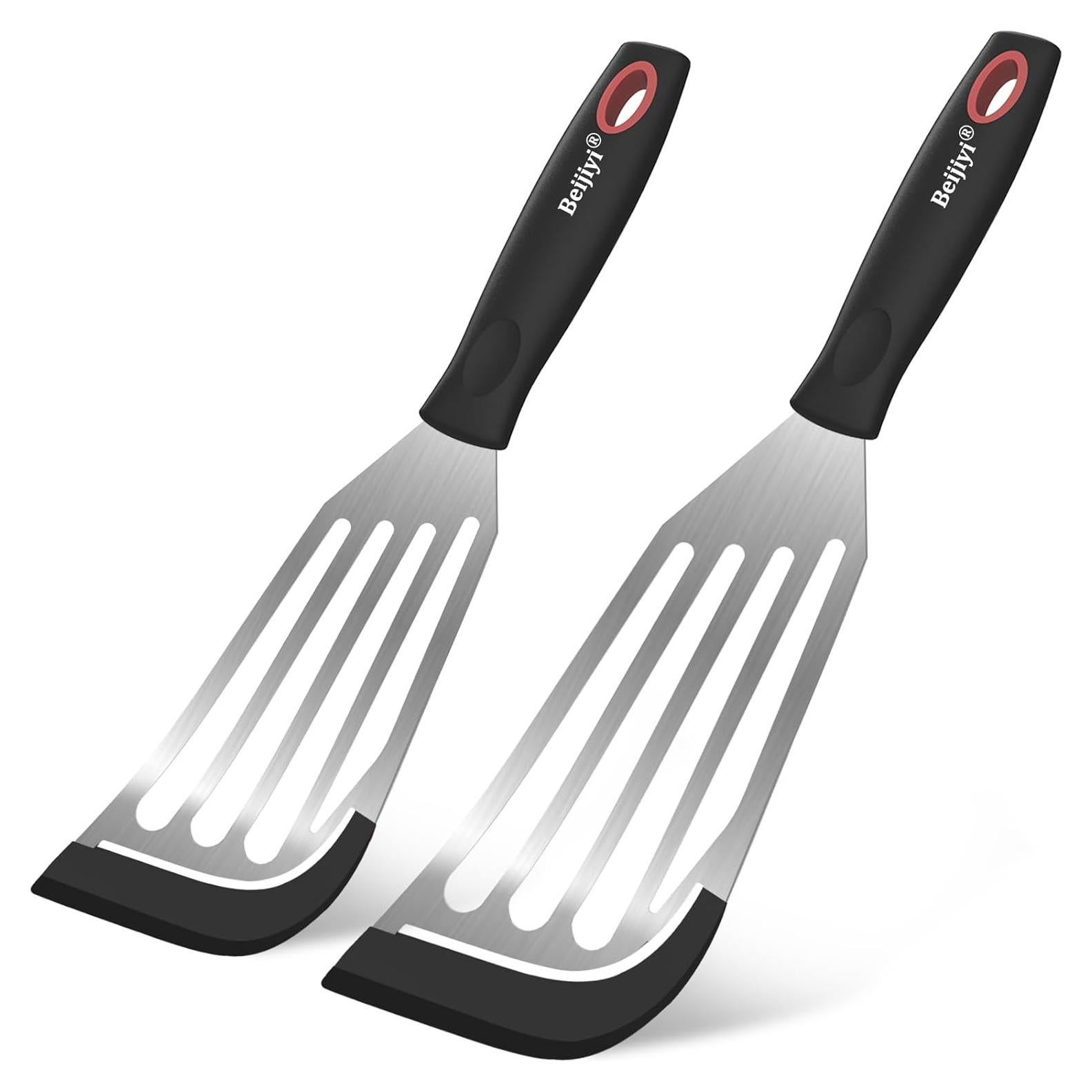 Juego de Espátulas de Pescado Beijiyi 2 Piezas Silicona 31.2 cm