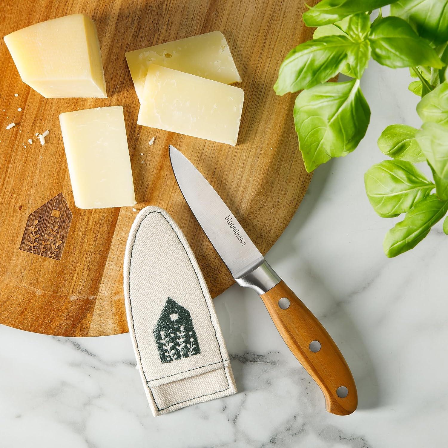 Cuchillo de Pelar Bloomhouse 10.16 cm Acero Alemán Mango Madera