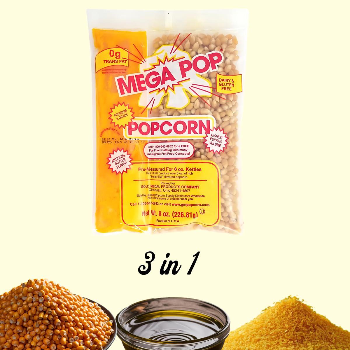 Kit de Palomitas Obelys 6 Paquetes de 226g con Mantequilla