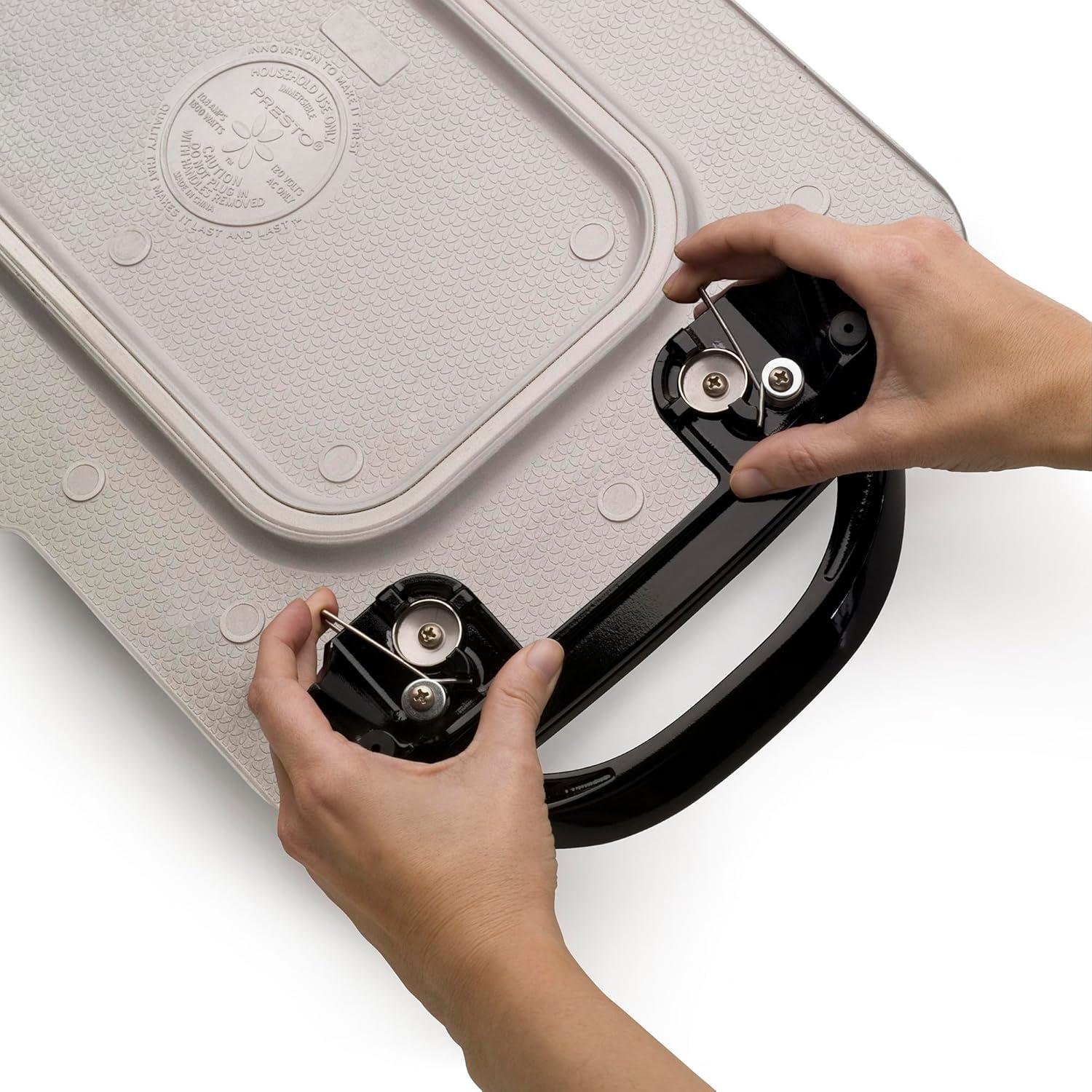 Plancha Eléctrica Presto 07061 56 cm con Mangos Desmontables