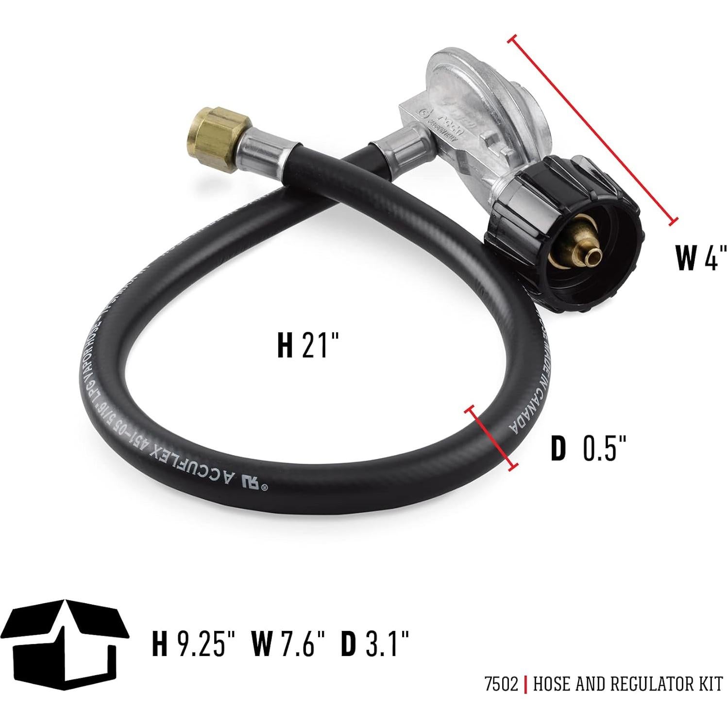 Kit de Manguera y Regulador Weber 53 cm para Parrillas Genesis y Summit
