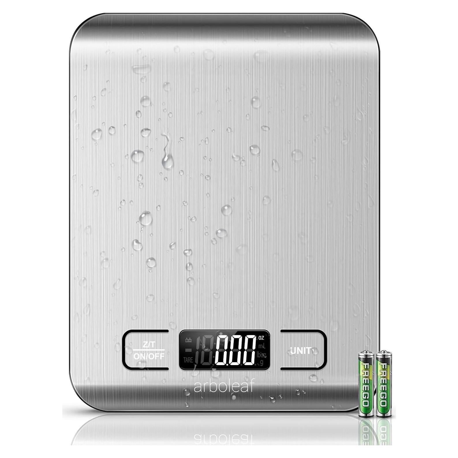Escala de Cocina Digital Arboleaf 10kg Acero Inoxidable LCD