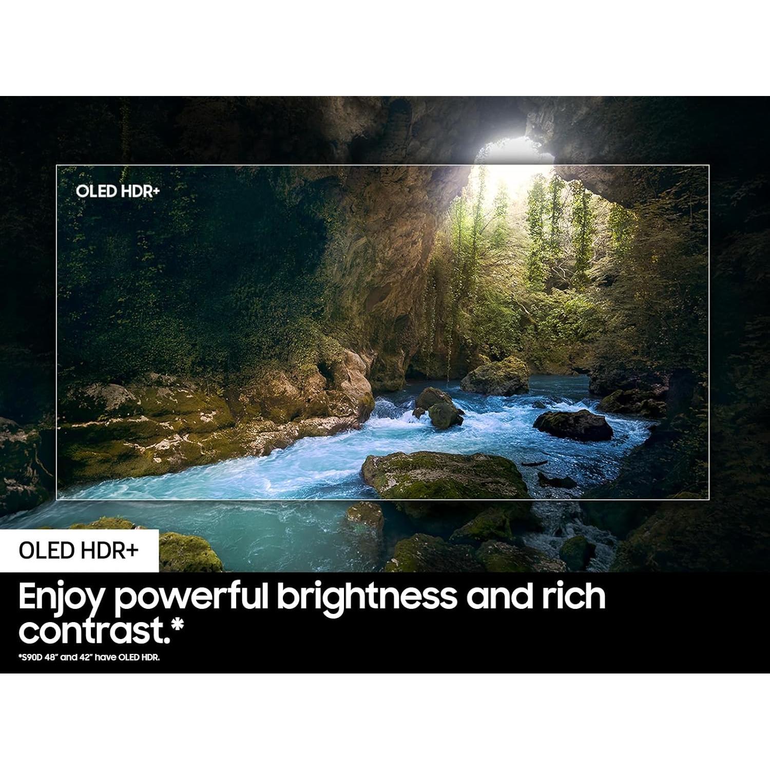 Samsung Televisor OLED 4K 42" S90D con Dolby Atmos y Gaming Hub